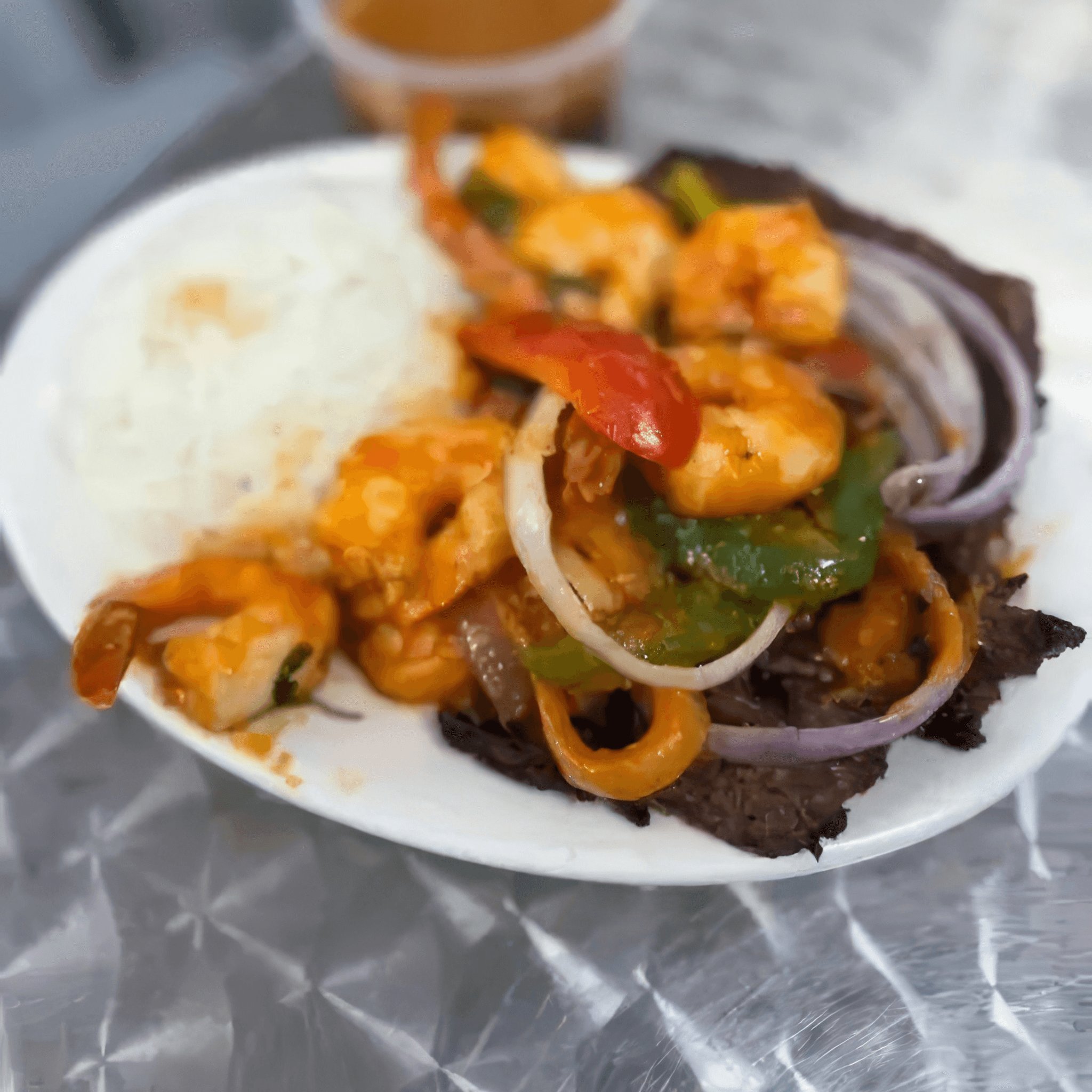 Shrimp and Churrasco Steak Dinner