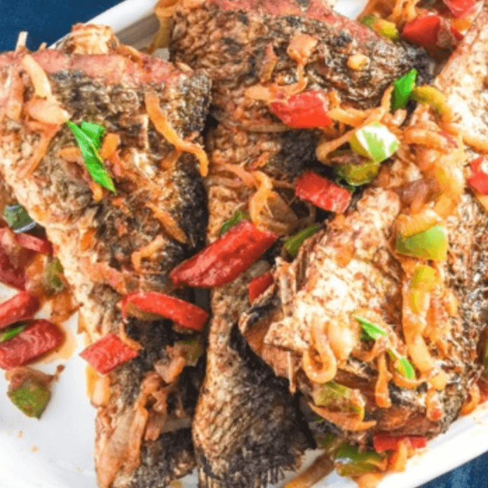 FRIED PEPPERED TILAPIA