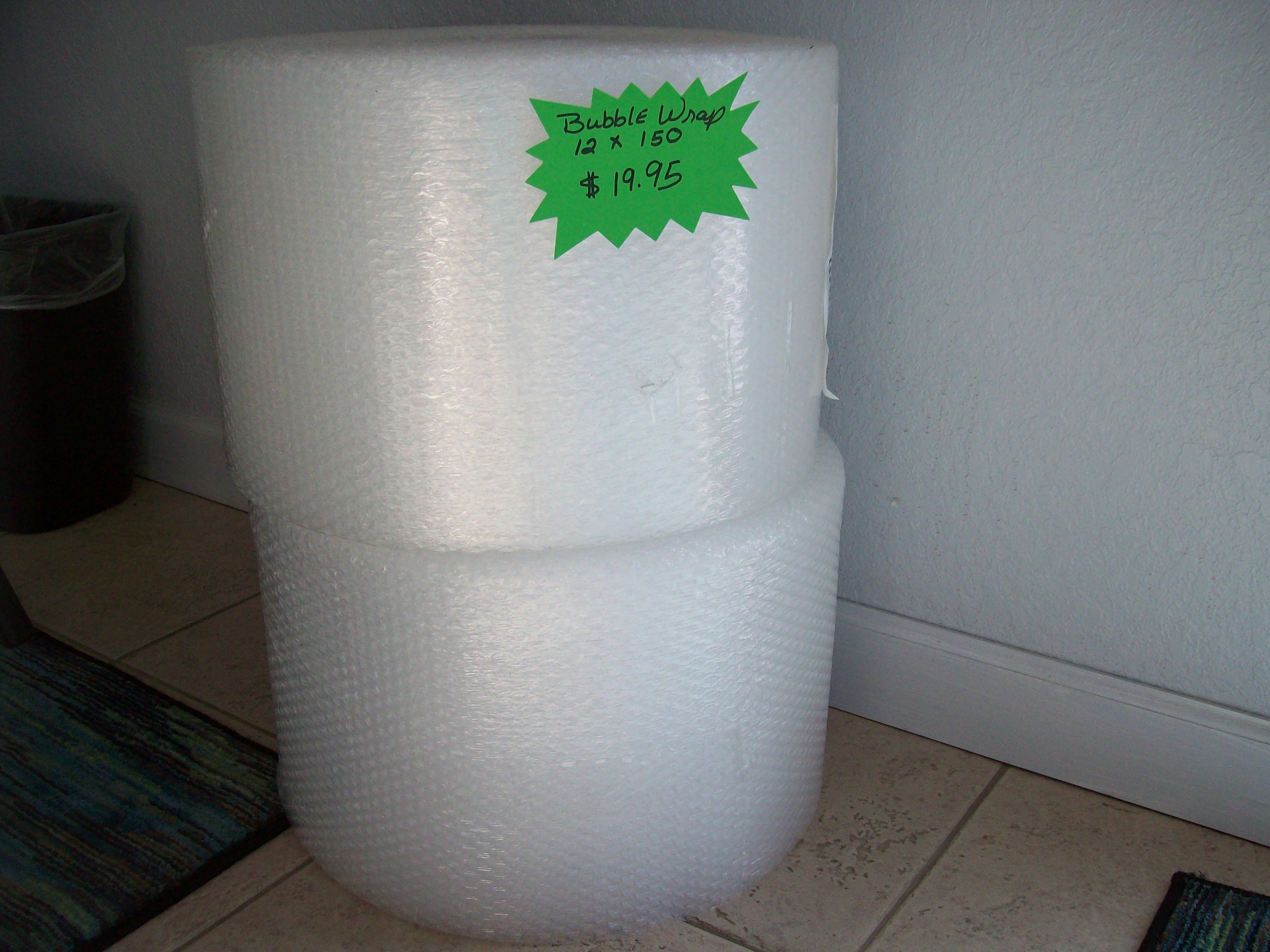 Bubble Wrap Large Rolls 12"X150'