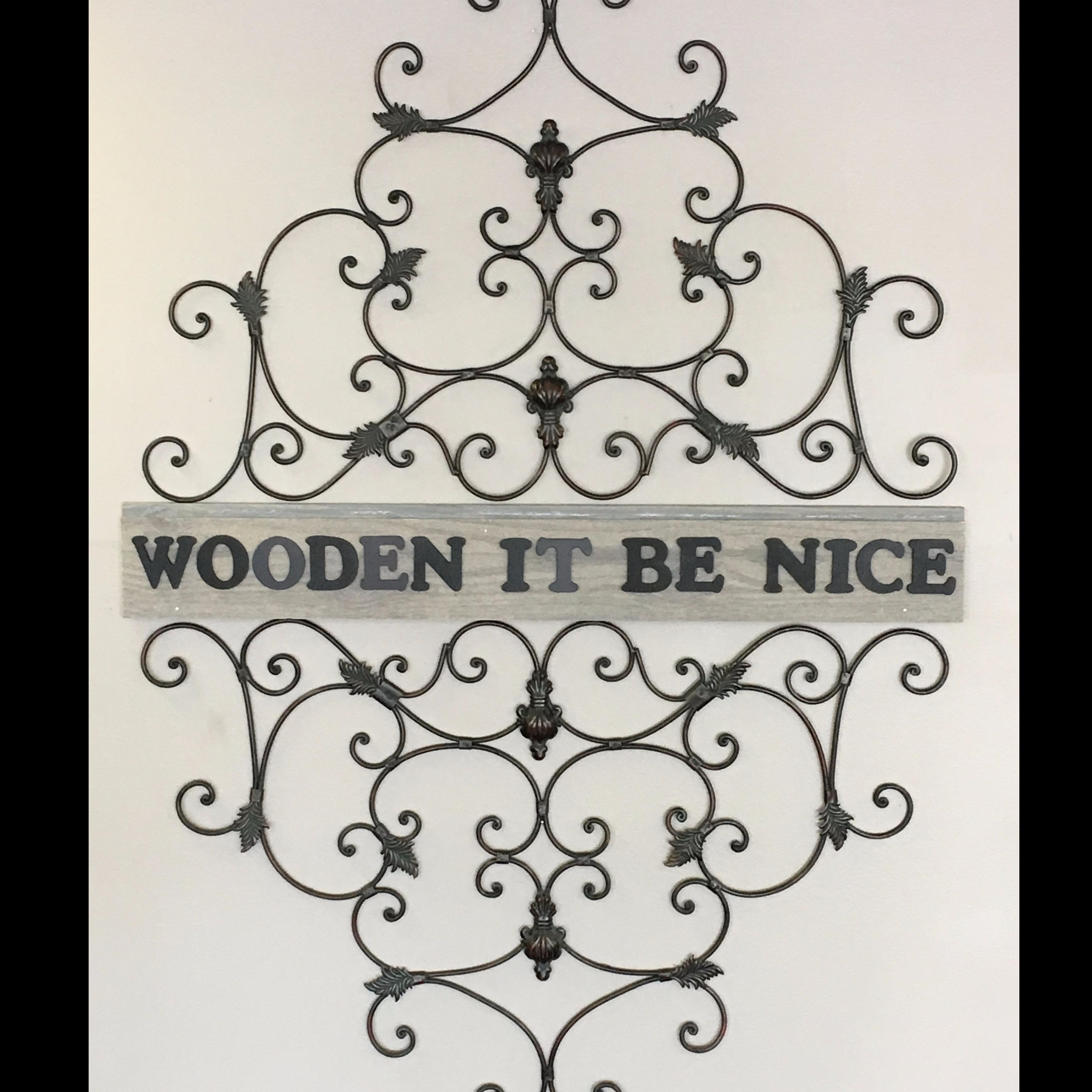Wooden It Be Nice Logo
