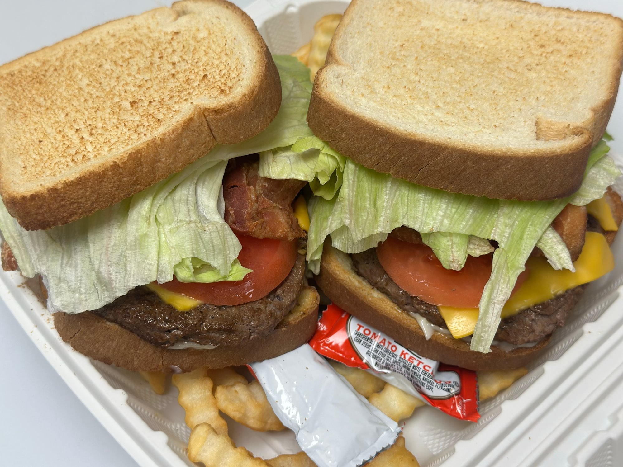 Cheeseburger Club Sandwich