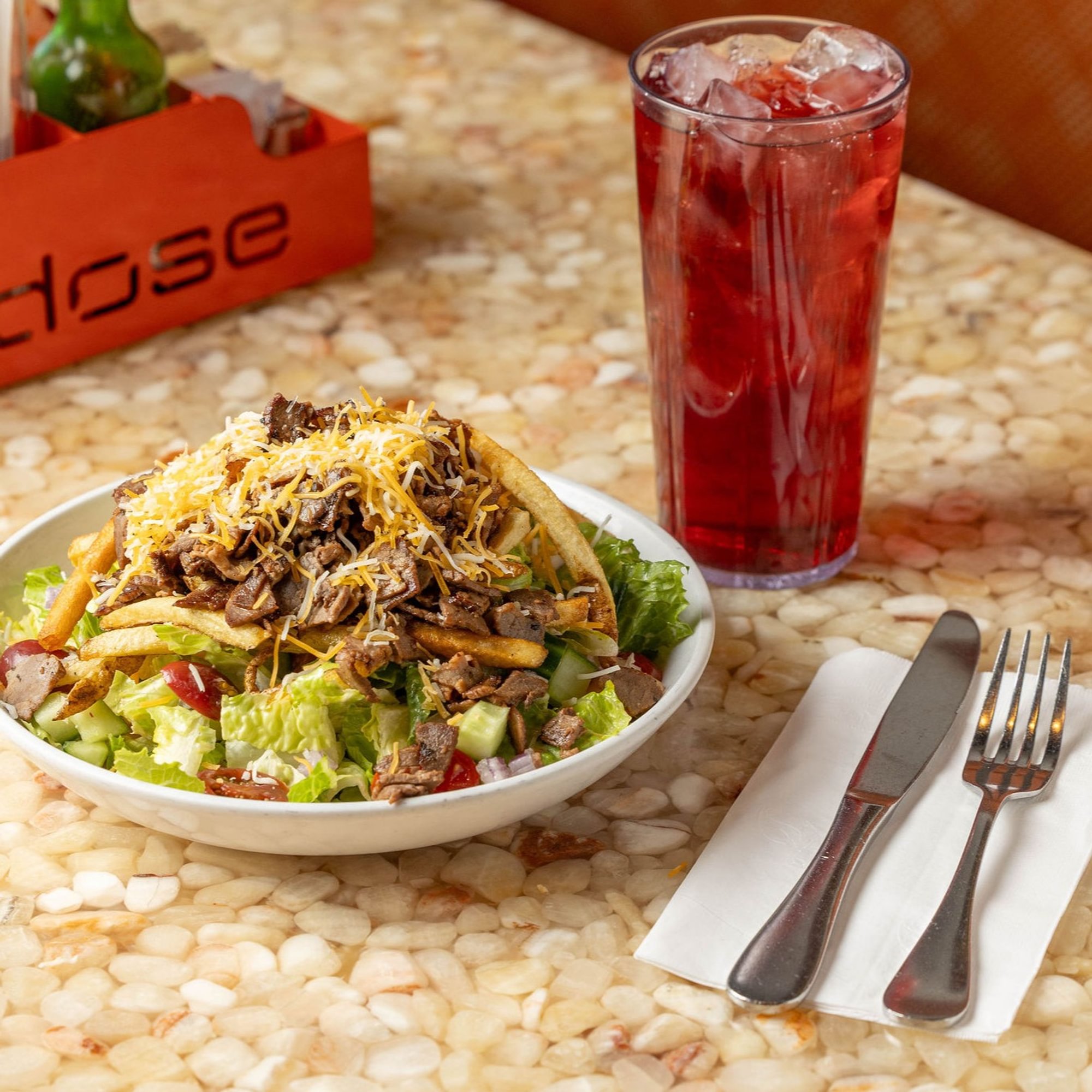 Shaved Steak Salad