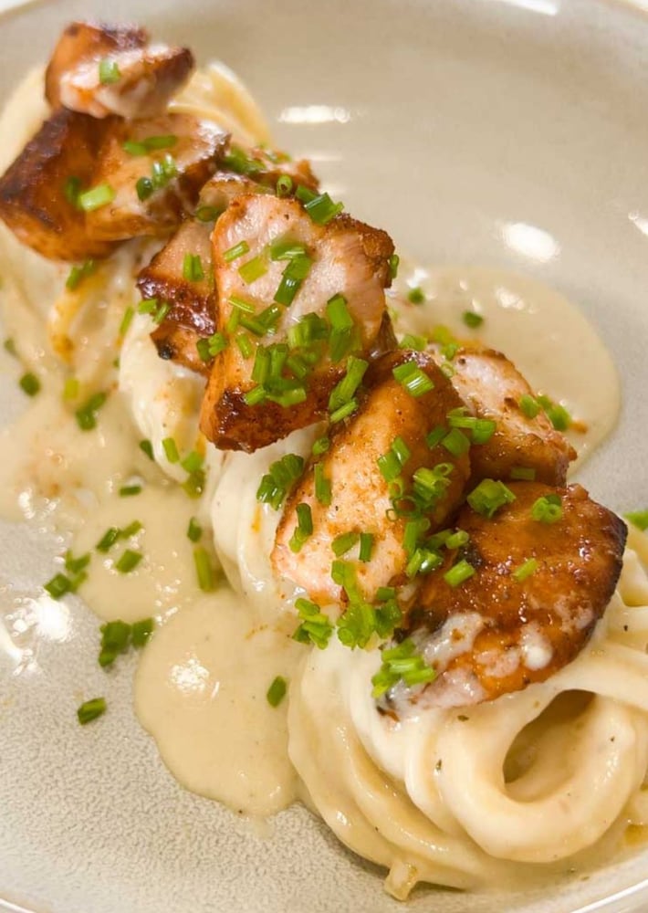 Salmon Alfredo