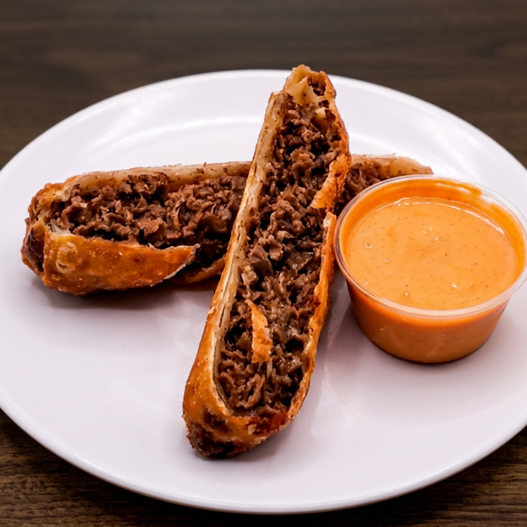 Philly Cheese Steak Egg Roll
