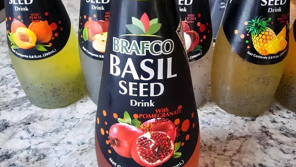 Basil Seed Drink Pomegranate
