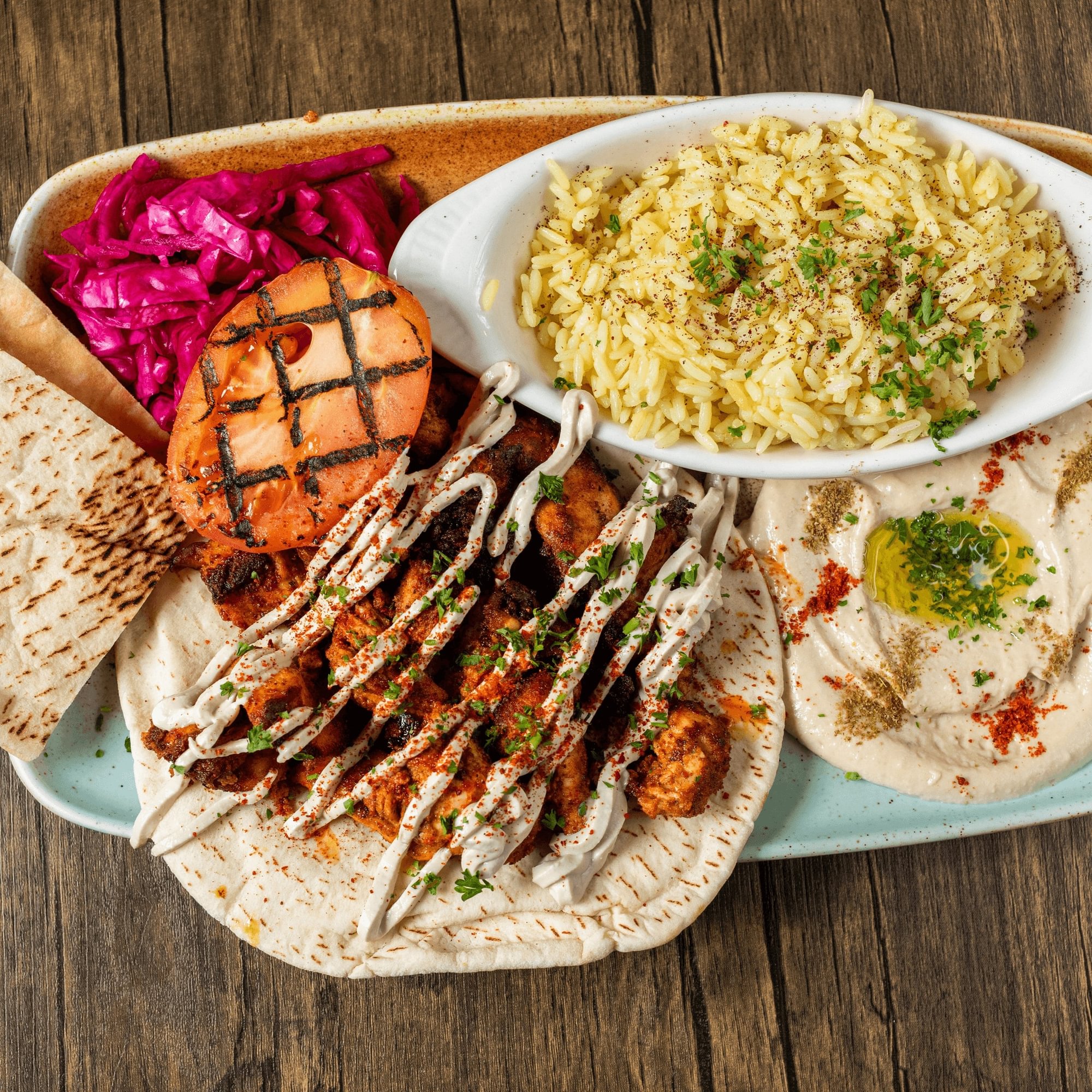 Chicken Shawarma Platter
