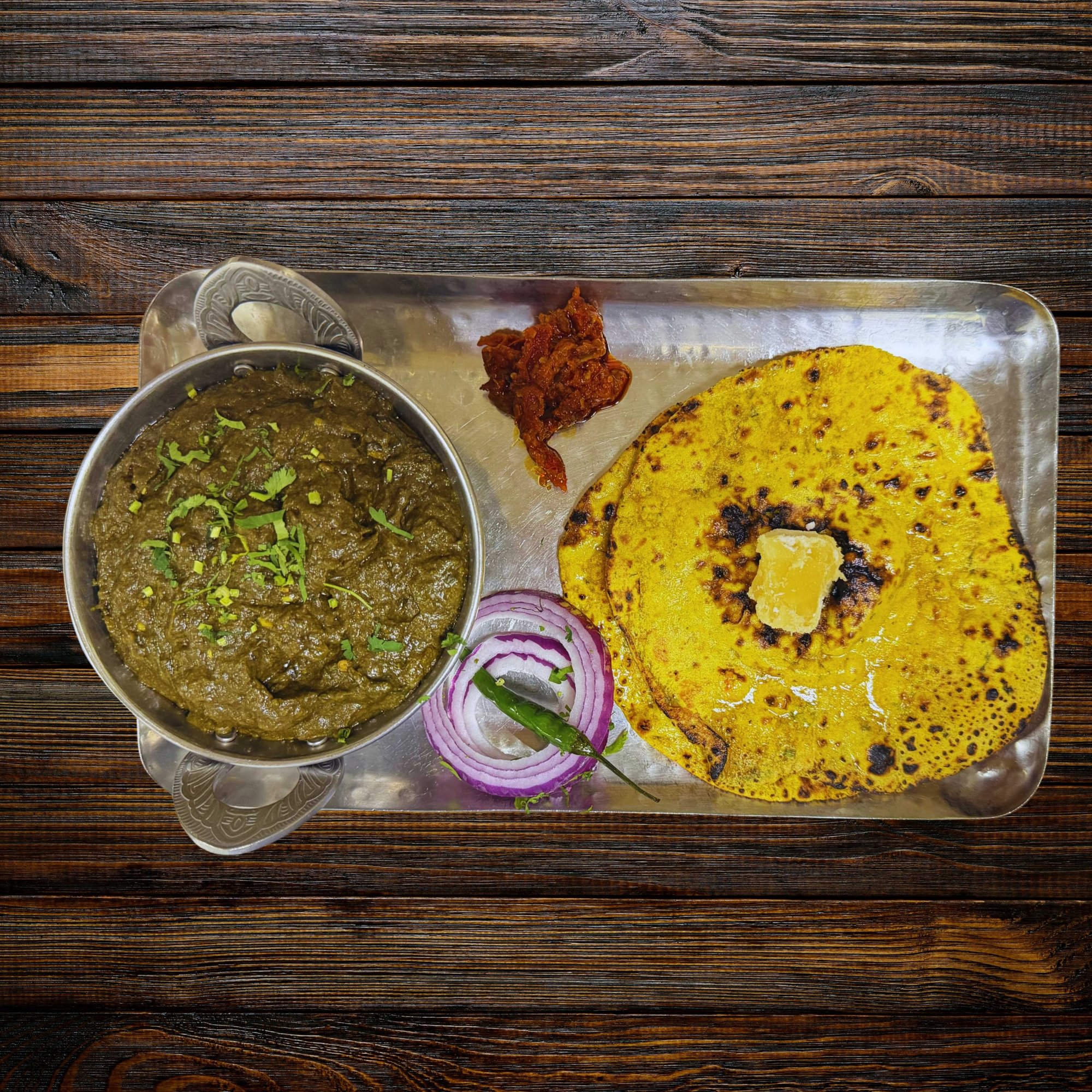 Makki Roti Saag