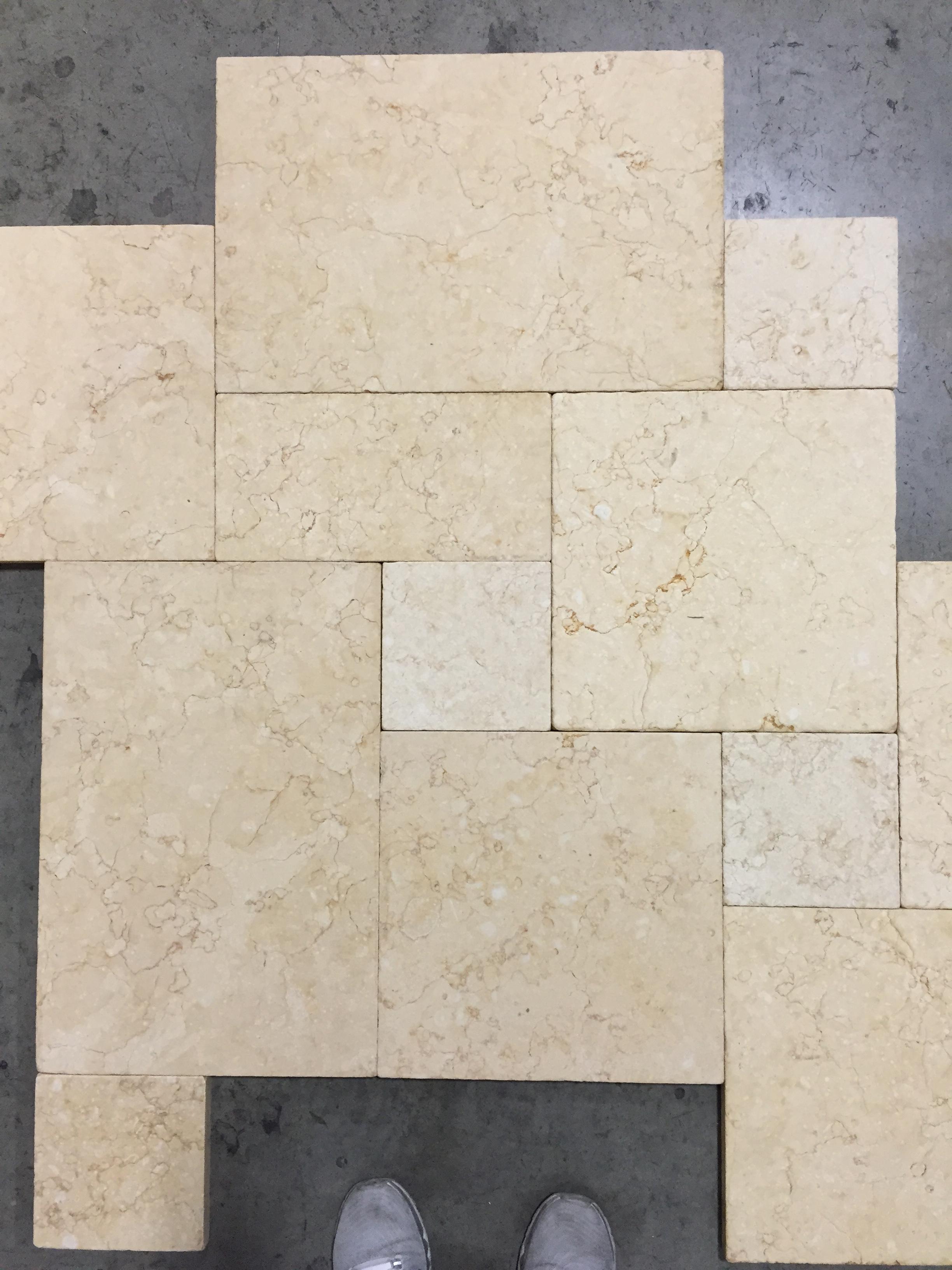 FRENCH PATTERN TUMBLED PAVER