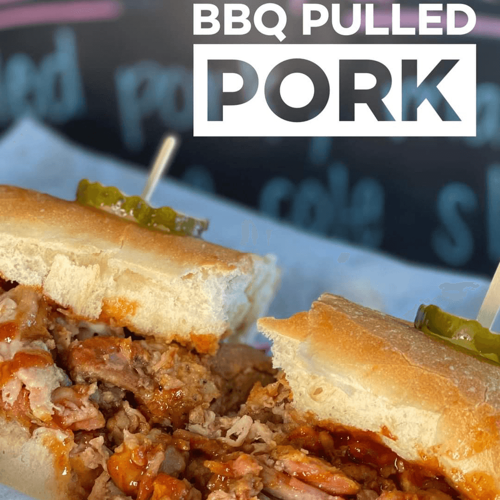BBQ pulled pork sandwich