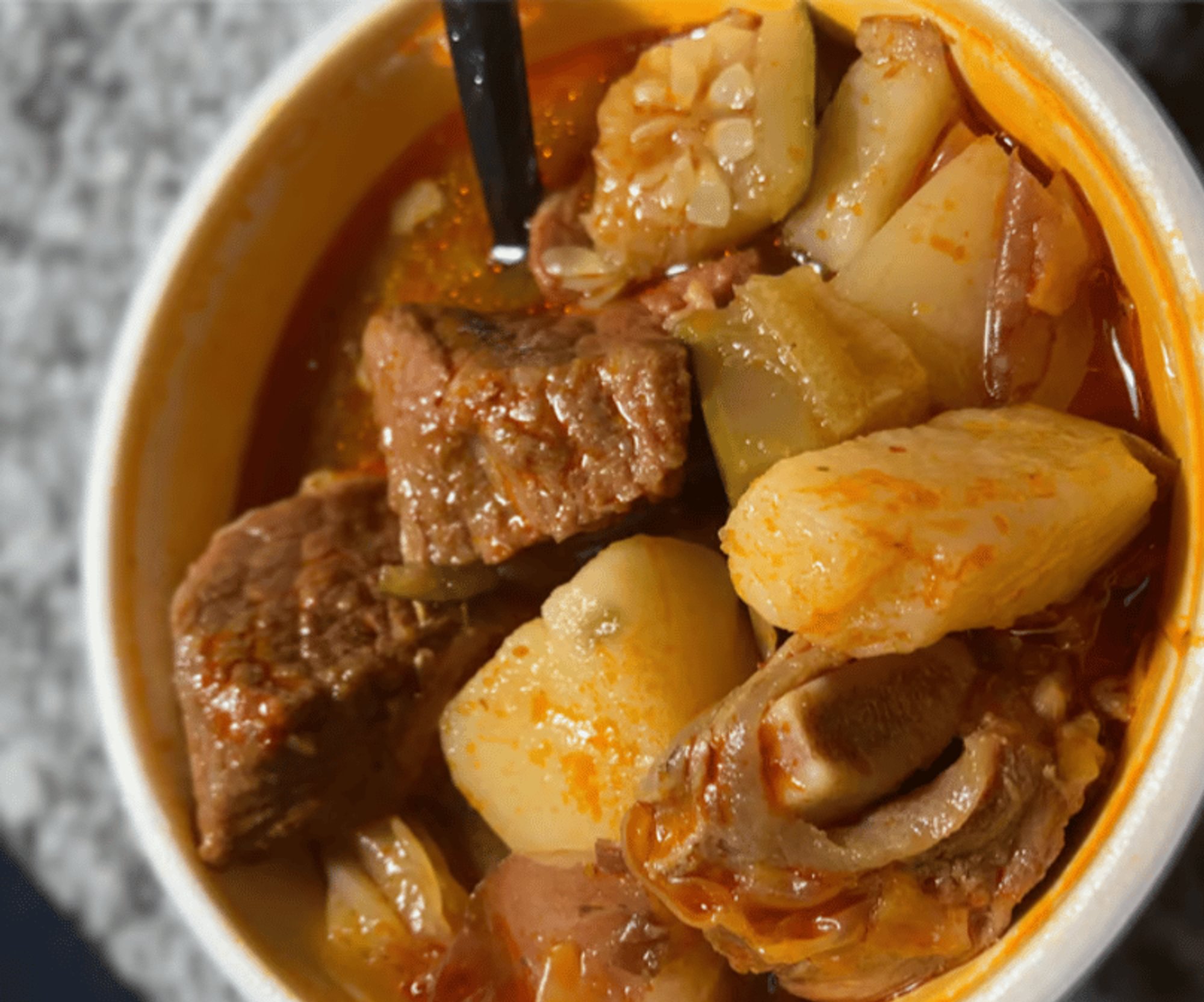 Caldo De Res/ Beef Stew with Veggies