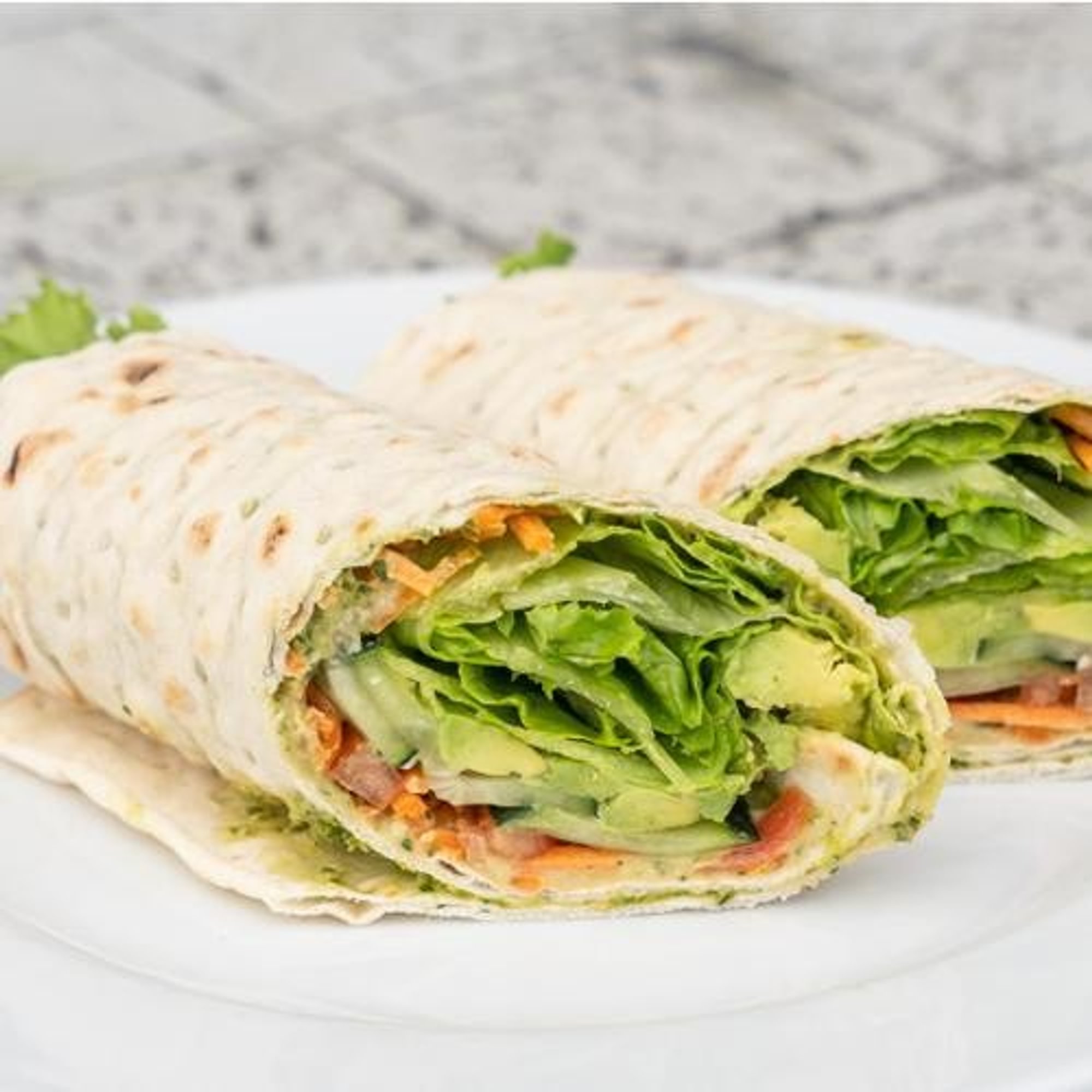 Vegan Hummus Wrap