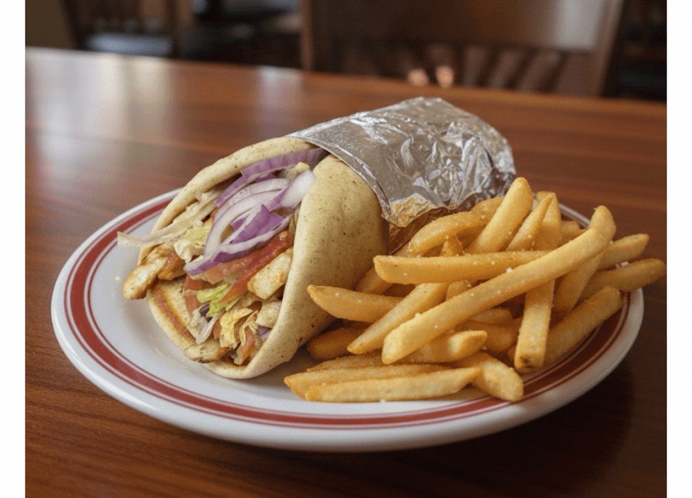 Grilled Chicken Gyro Combo