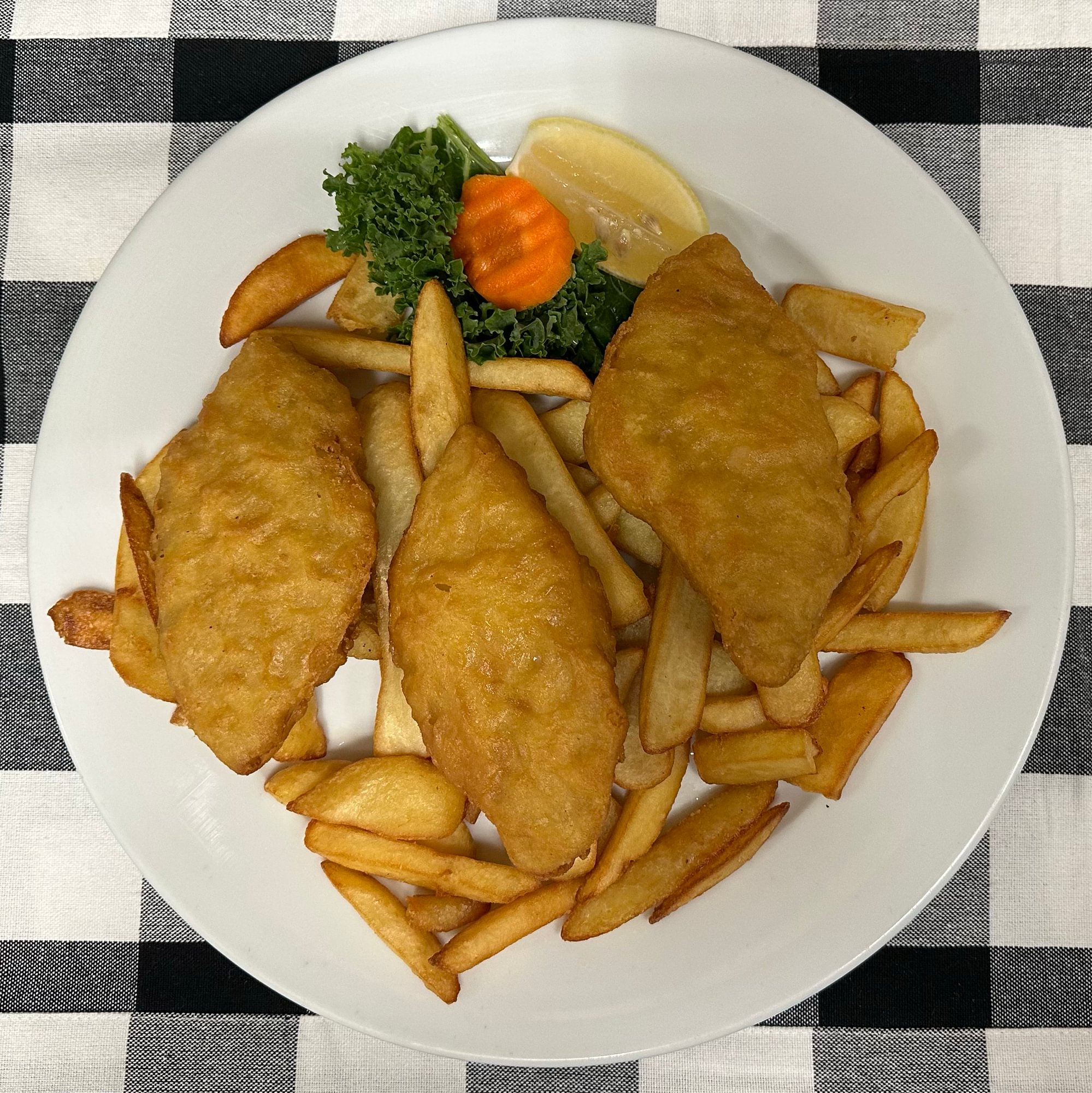 Fried Fish & Chips Dinner