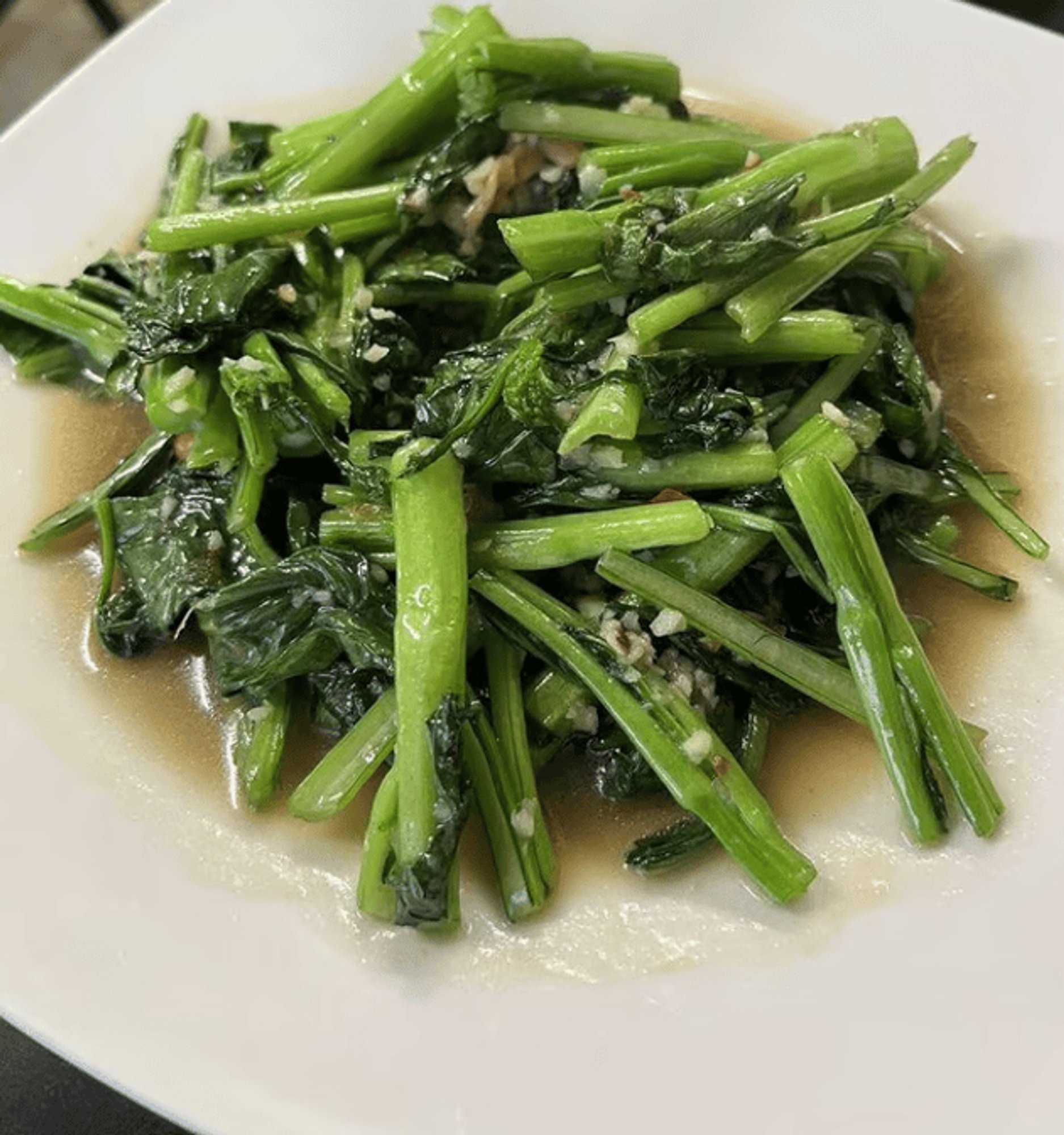 Steamed Yu Choy