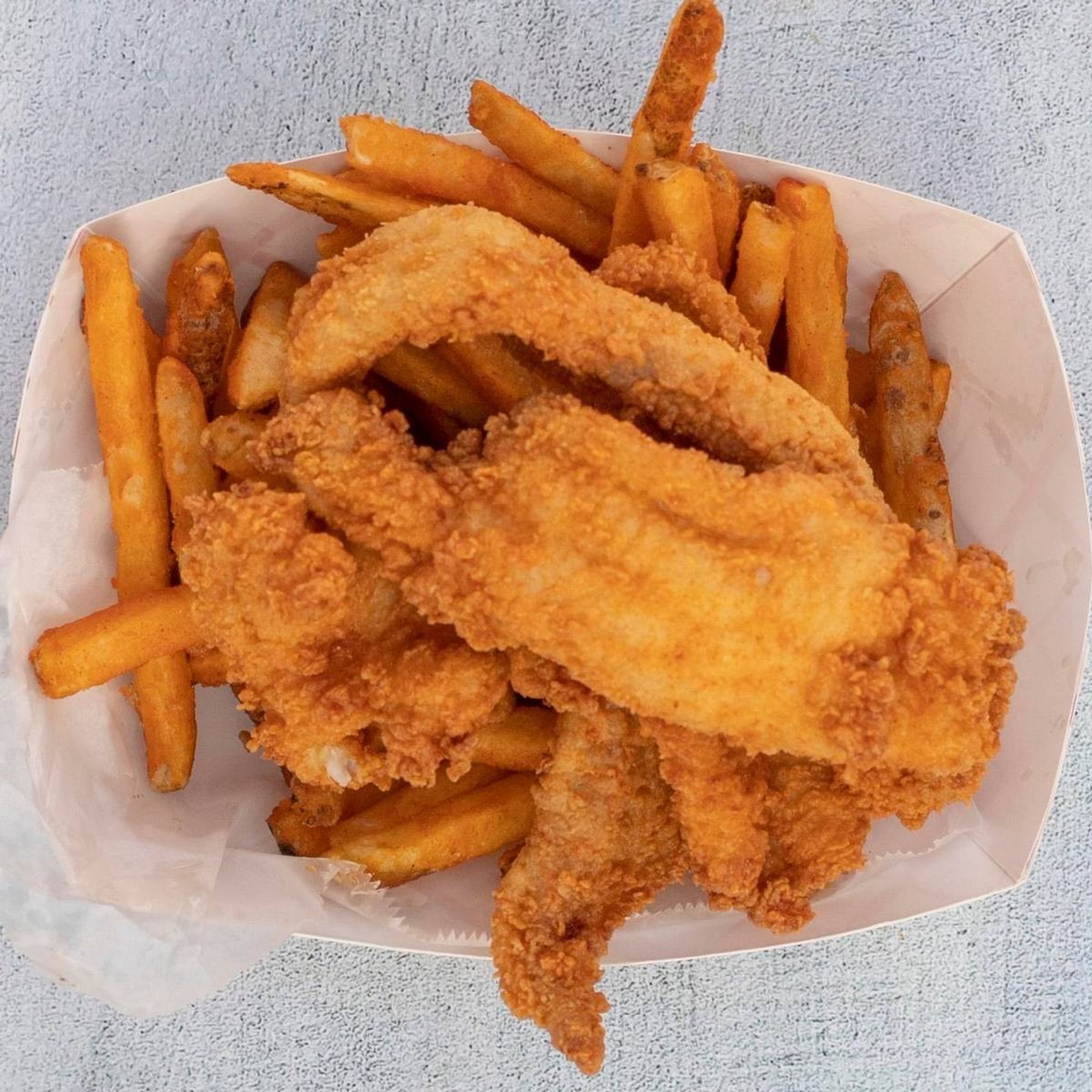 Fried Catfish Basket (4 Pieces)