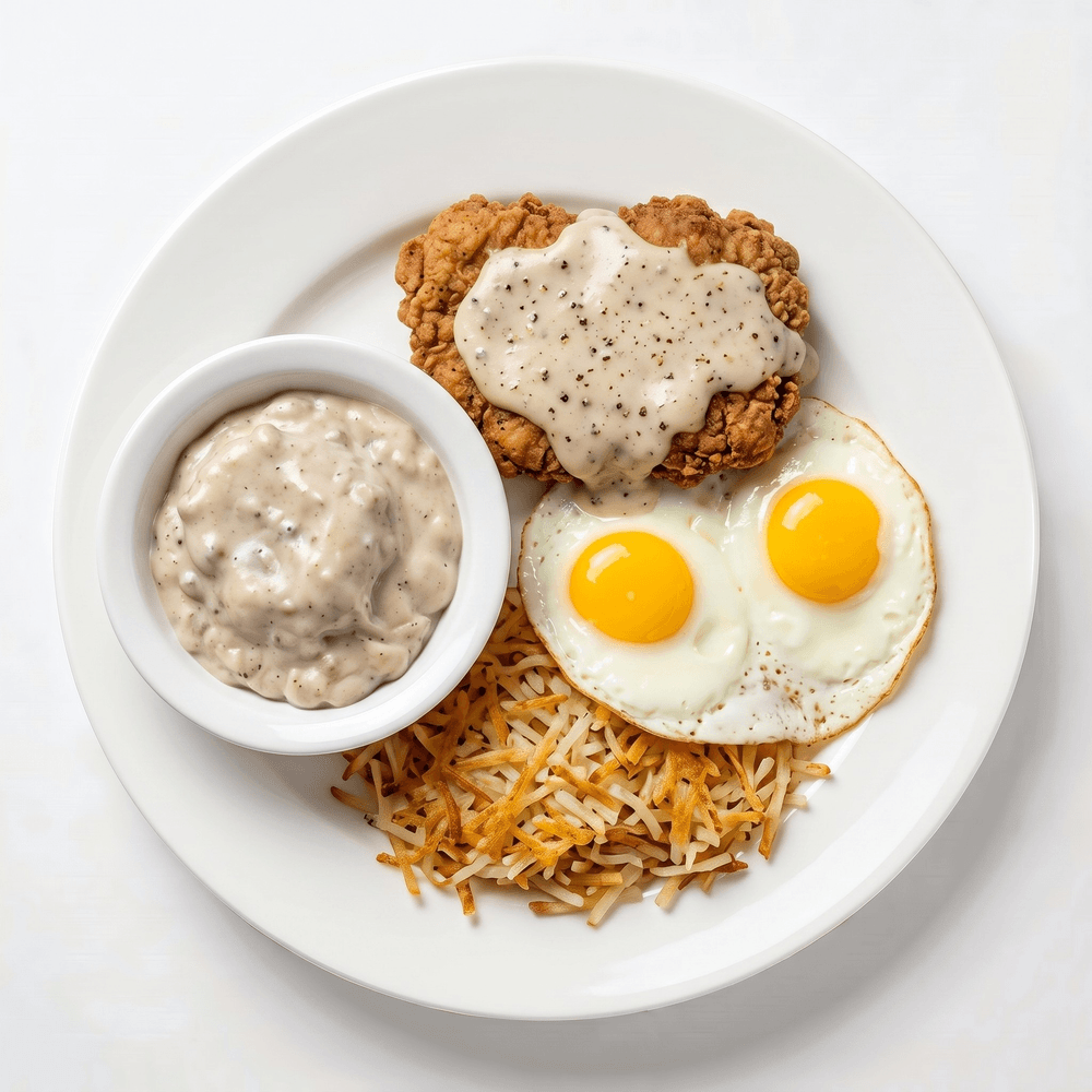 Fried Chicken & Eggs