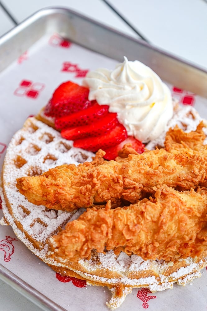 Chicken Tenders and Waffles