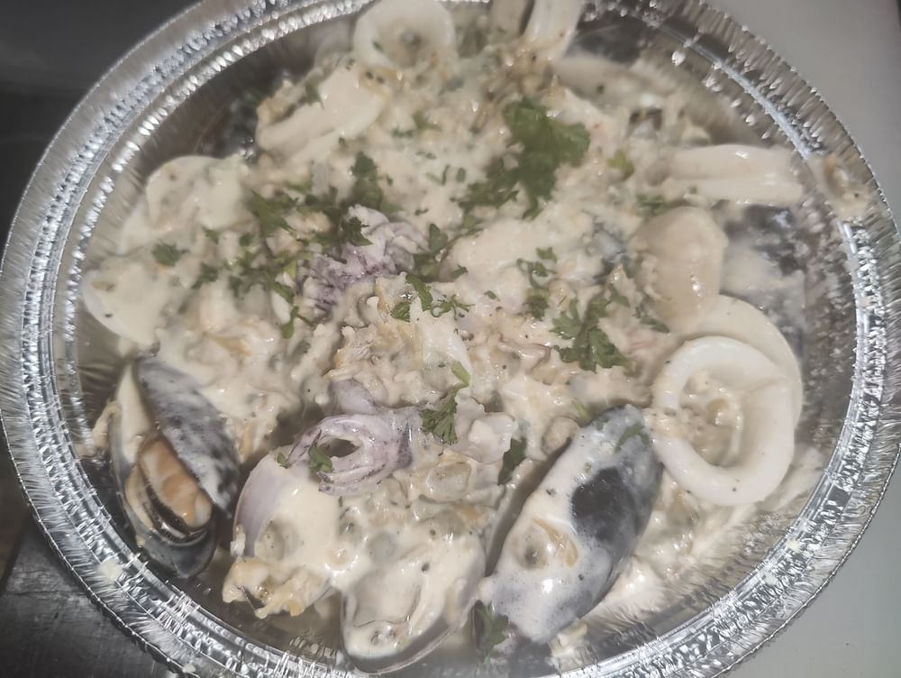 Seafood Alfredo