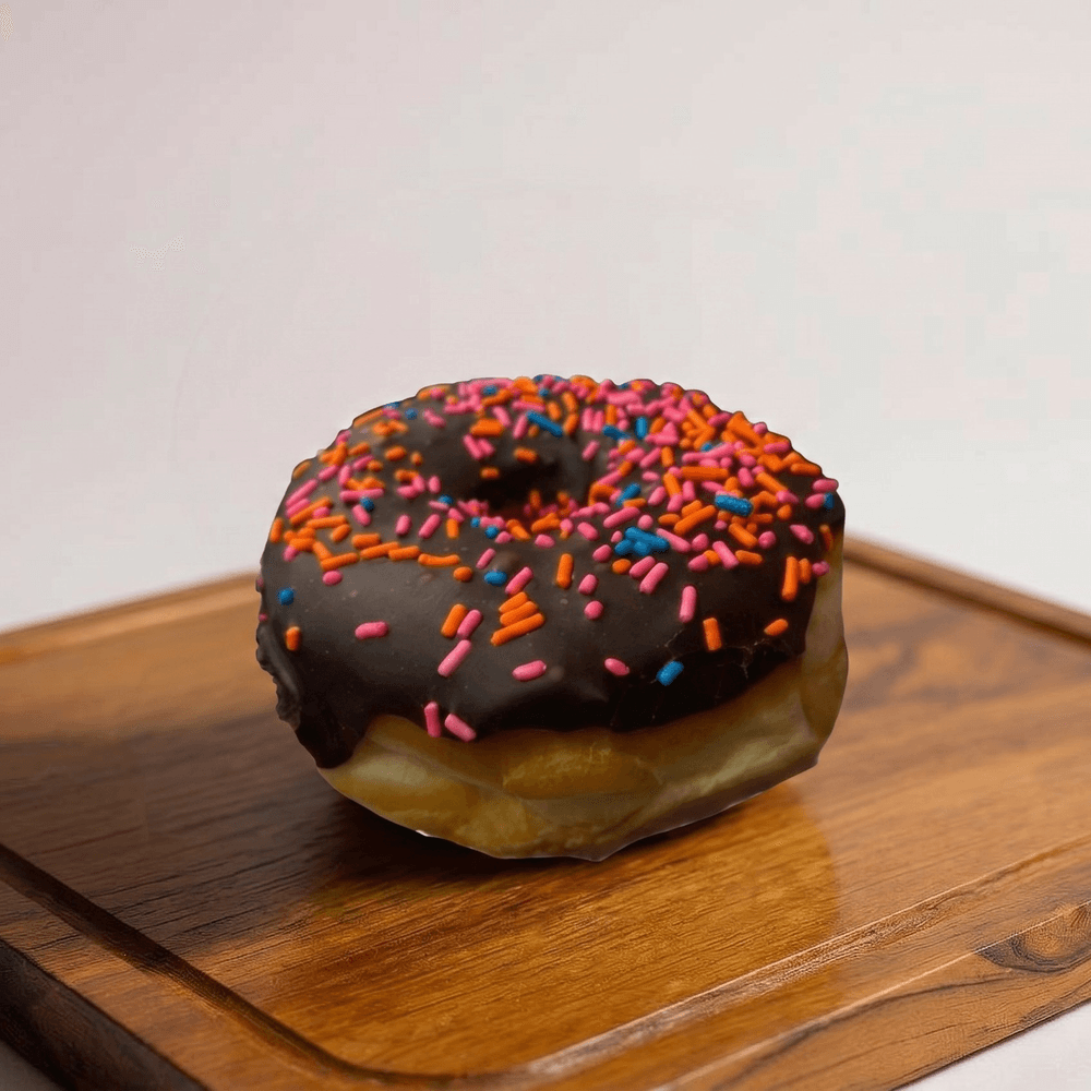 Chocolate Iced W/ Sprinkles