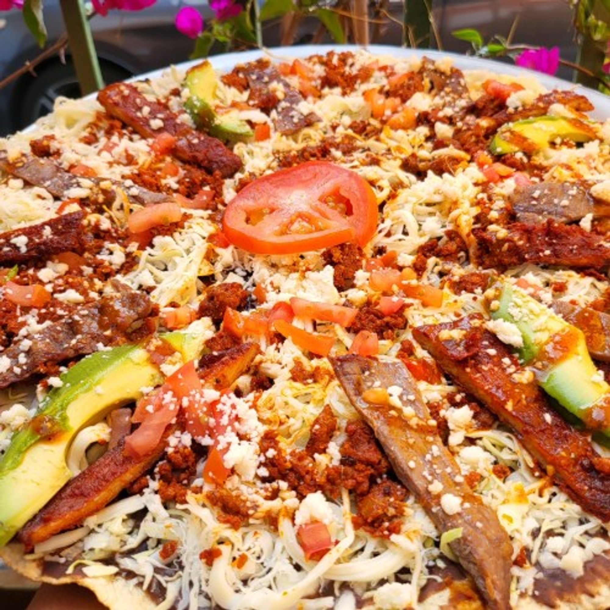 Tlayuda Mix (Oaxacan Pizza)