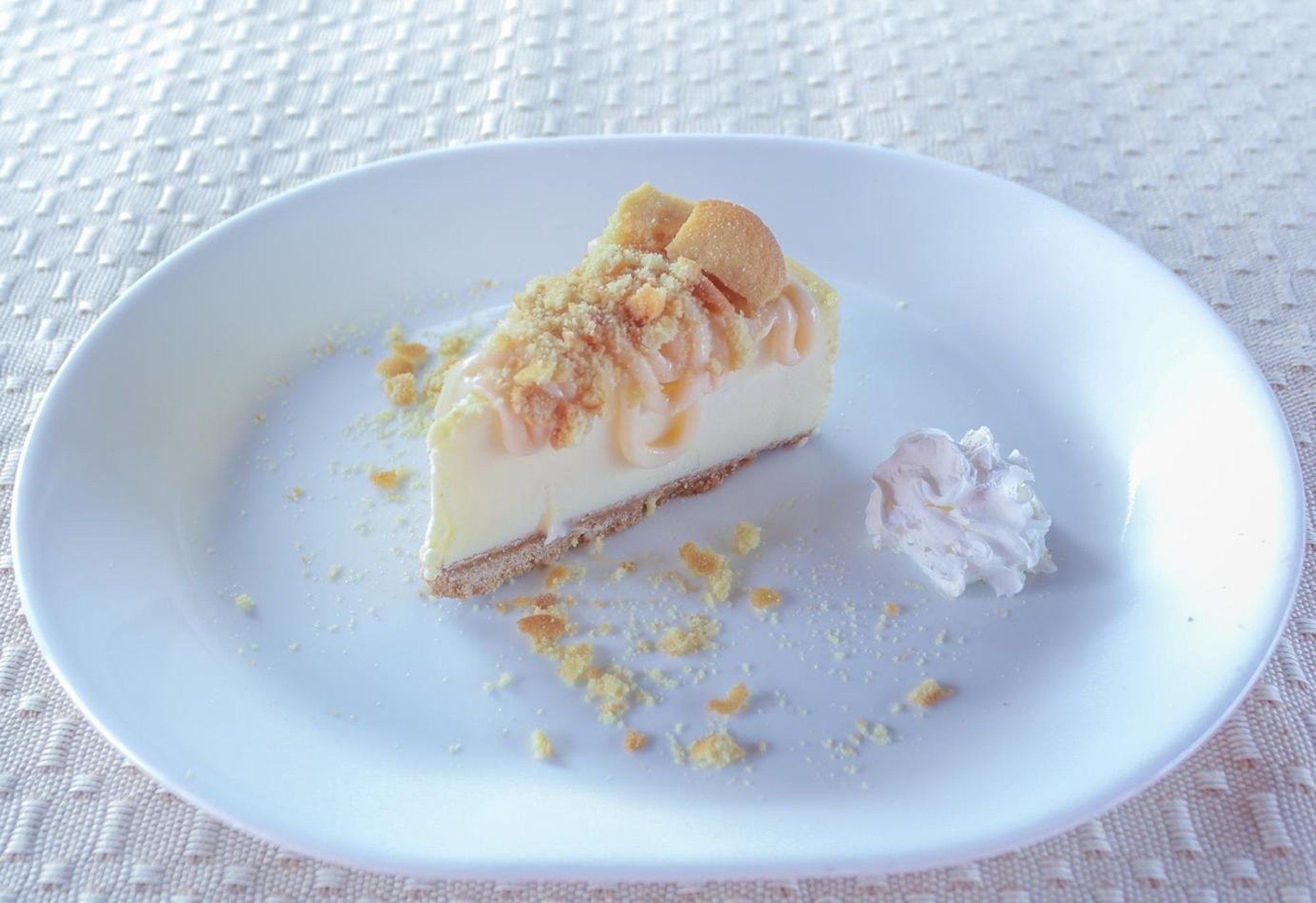 Banana Pudding Cheesecake Slice