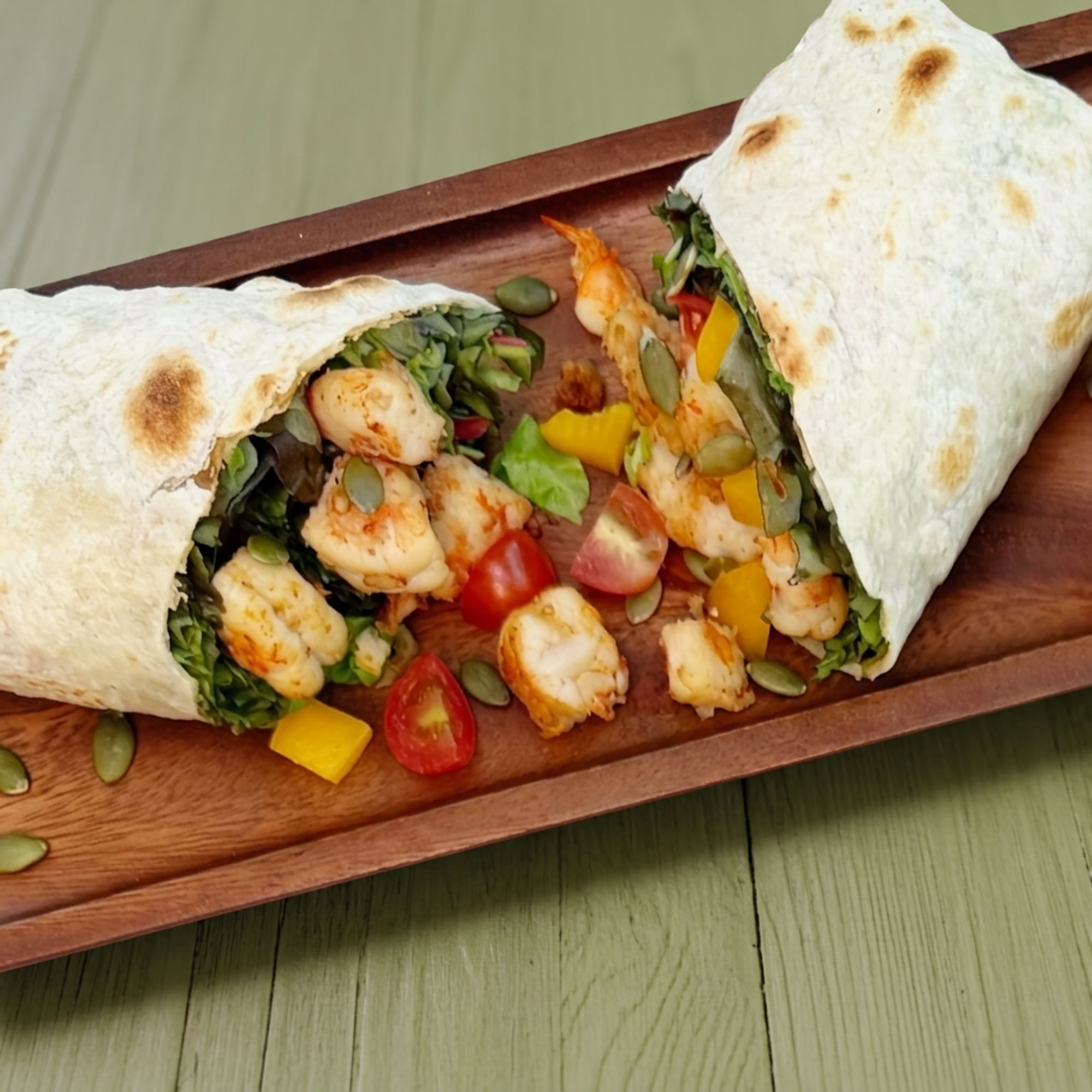 "Massaman" Thai Peanut Curry Wrap