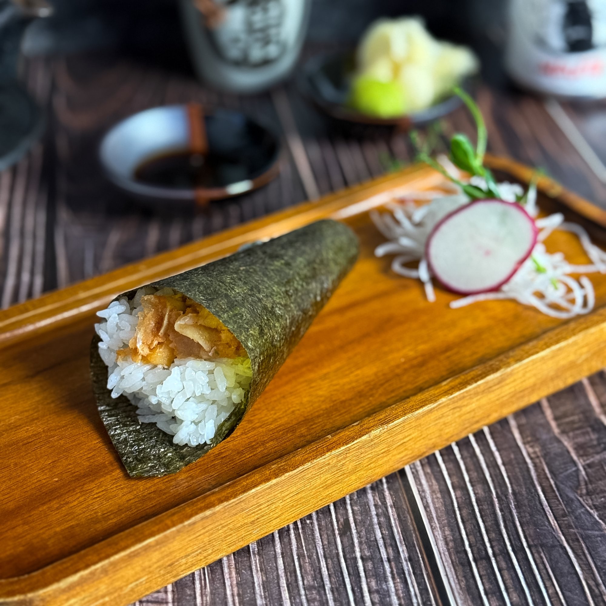 Salmon Skin Hand Roll