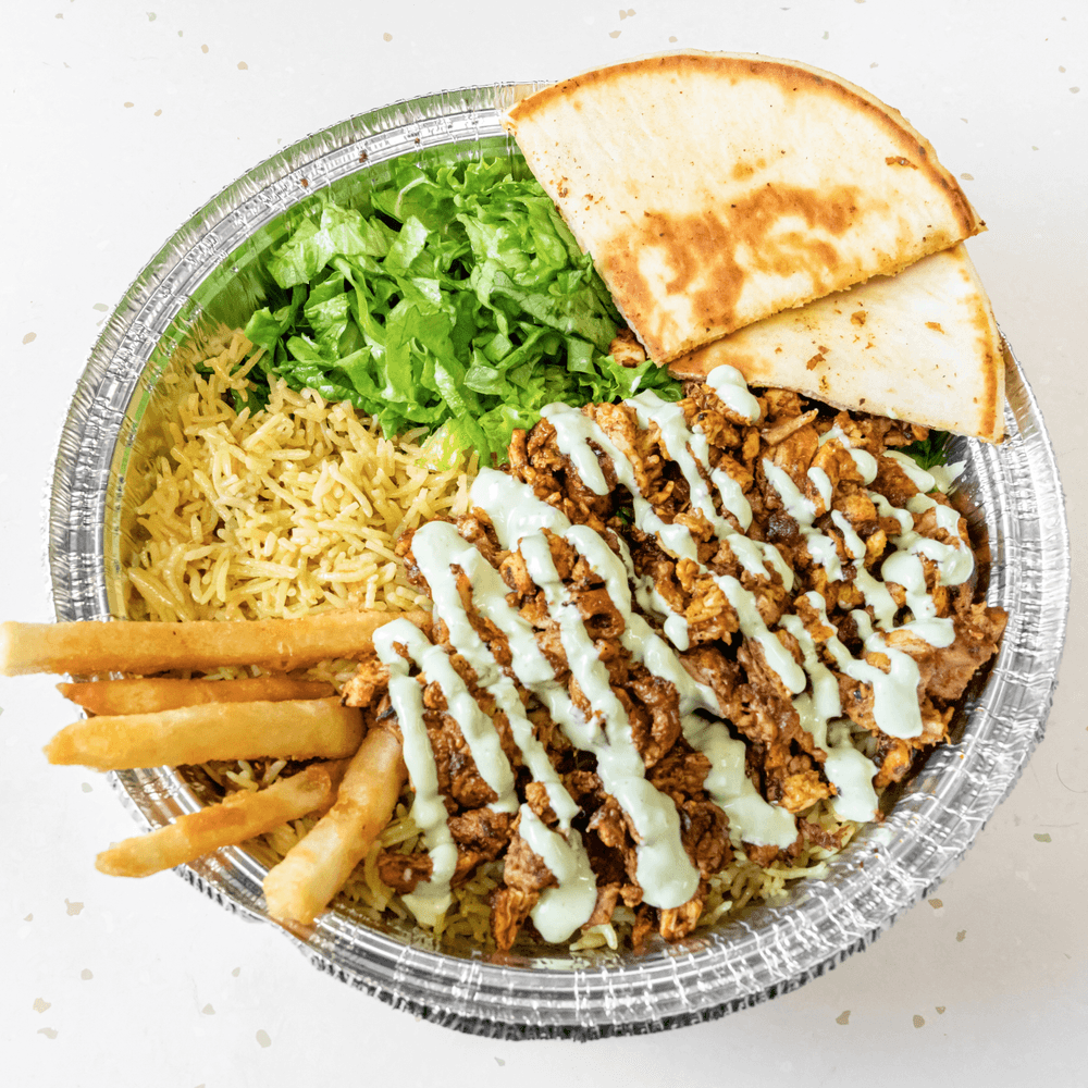 Grilled Chicken Gyro Bowl Combo