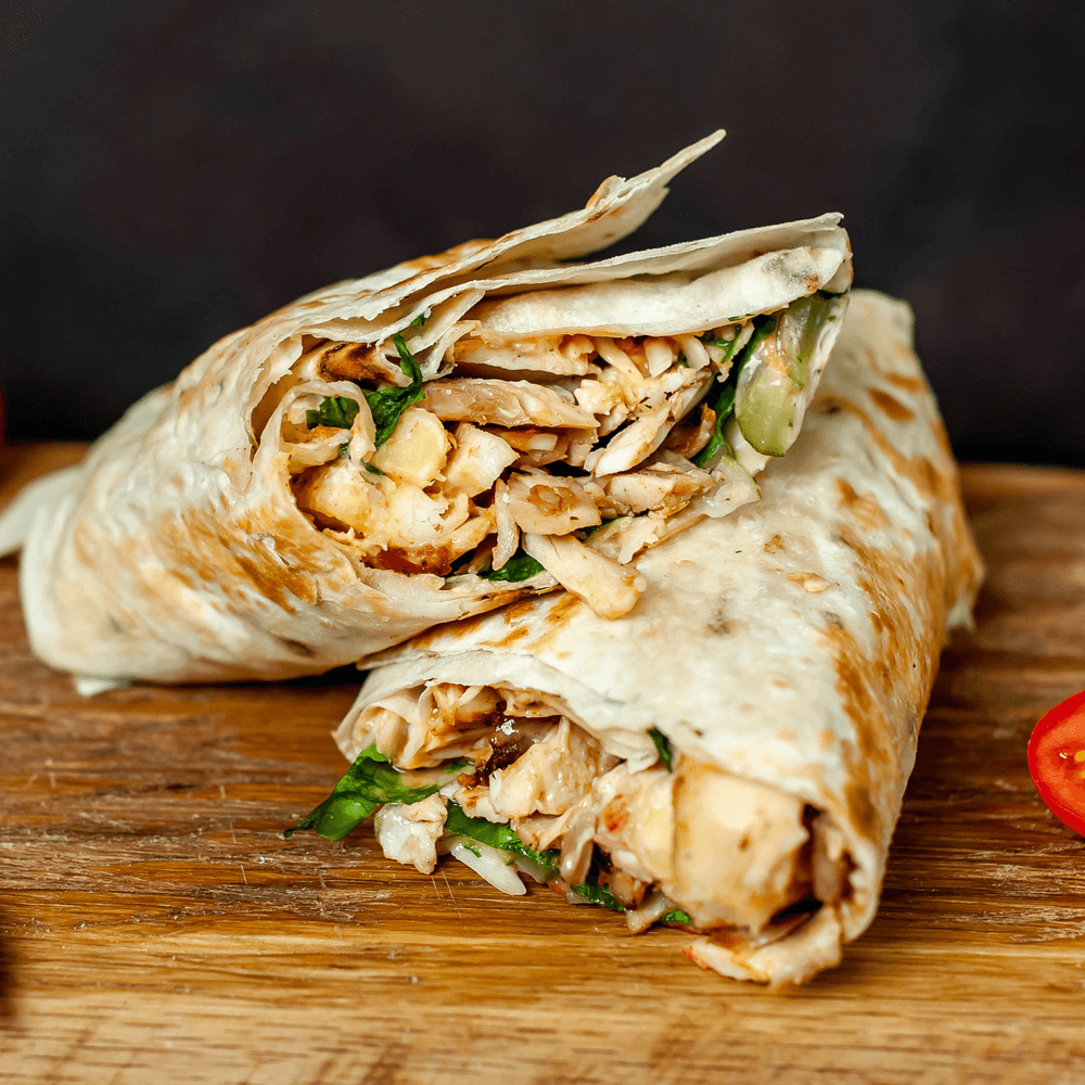 Grilled chicken Caesar wrap