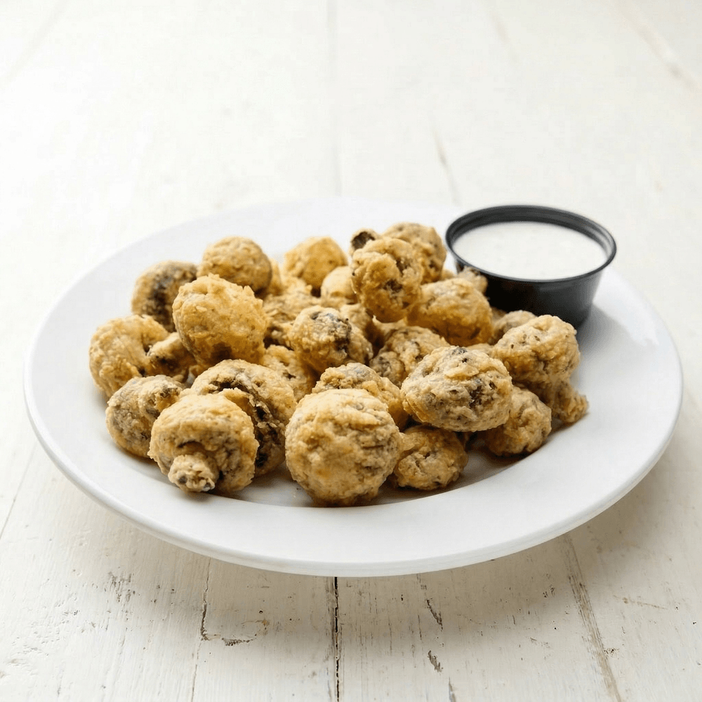 Fresh Hand-Breaded Button Mushrooms