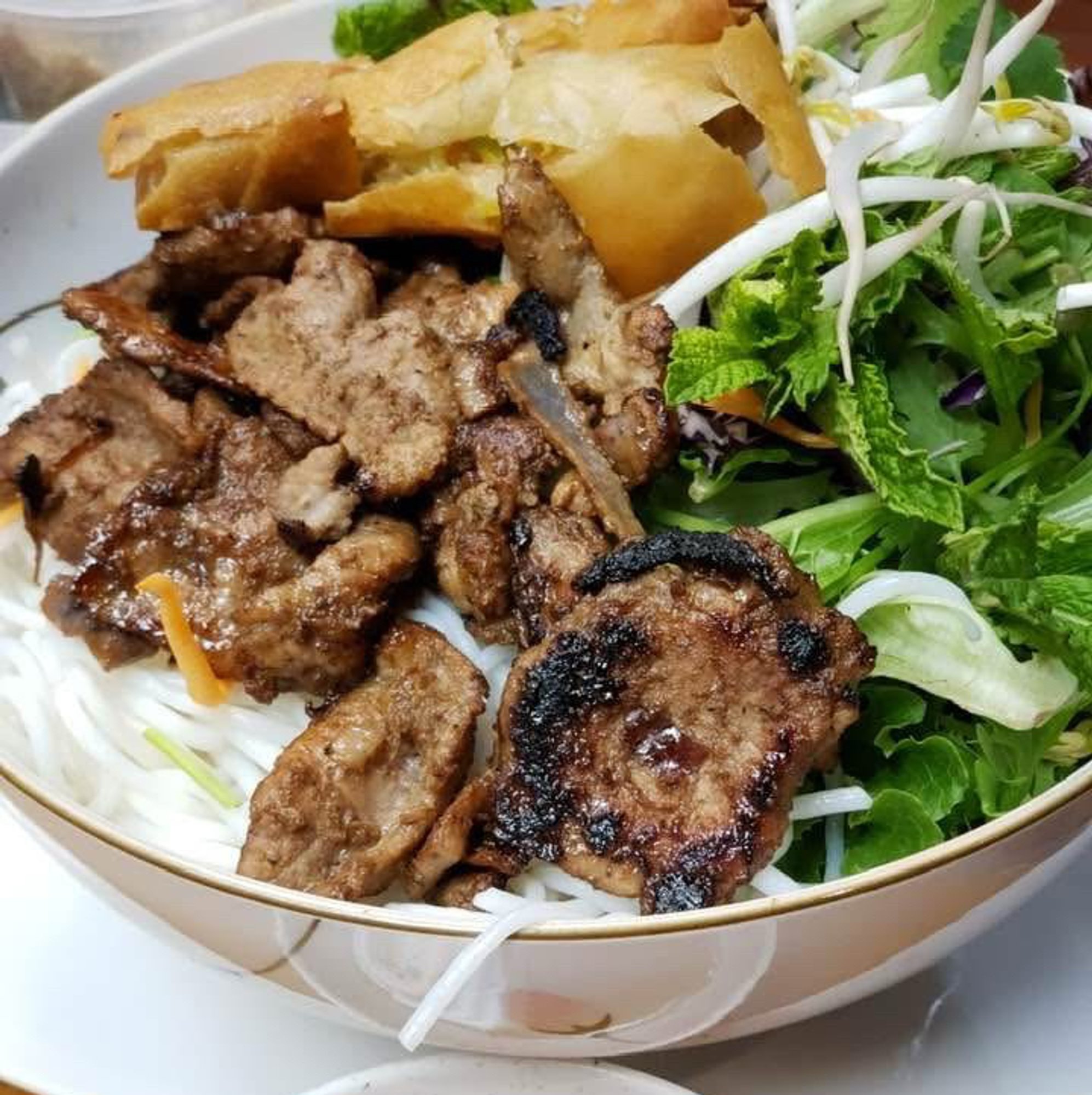 Grilled Pork Vietnamese Bun Thit Nuong