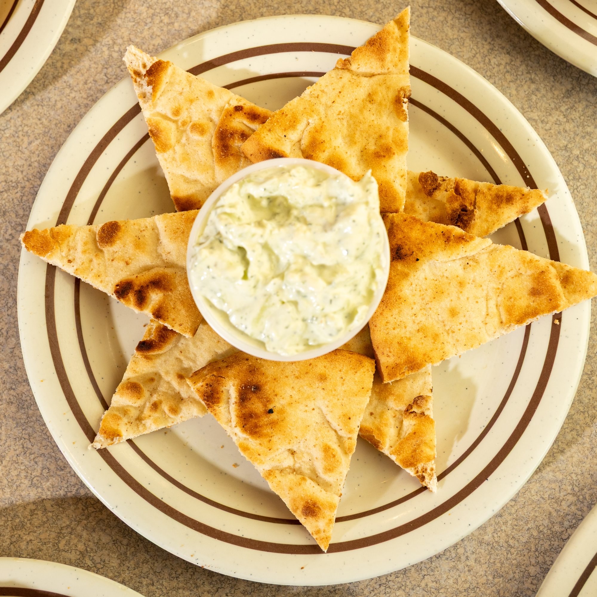 Pita With Tzatziki