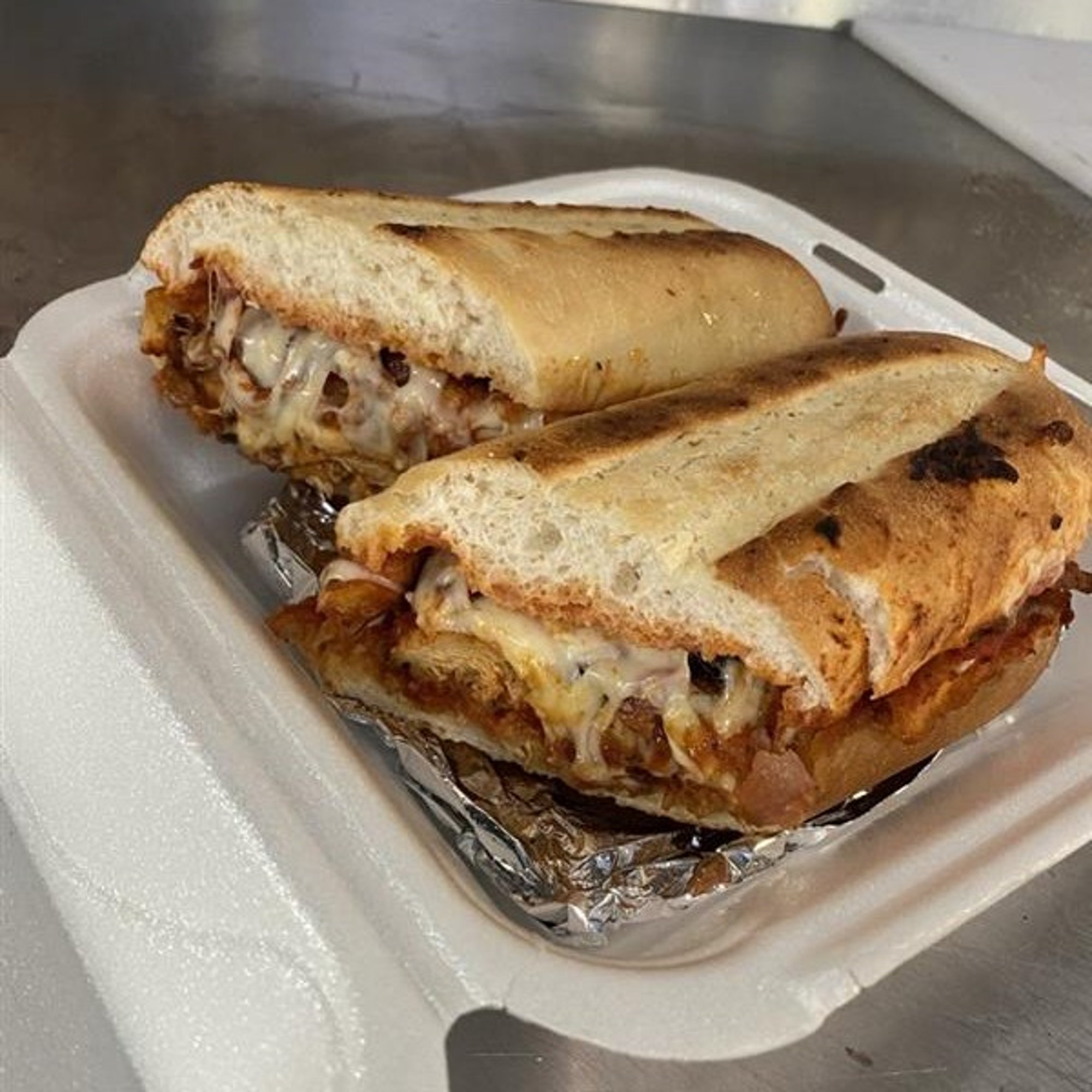 Chicken Parmesan Hot Sandwich