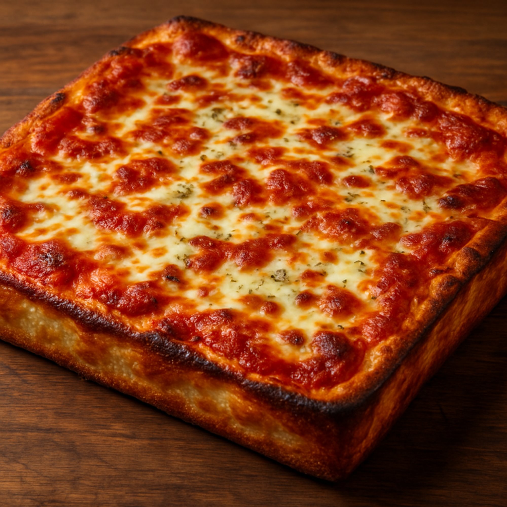 Thick Sicilian Pizza