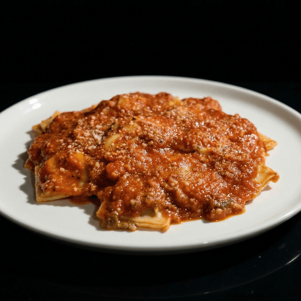 Ravioli with Meat Sauce