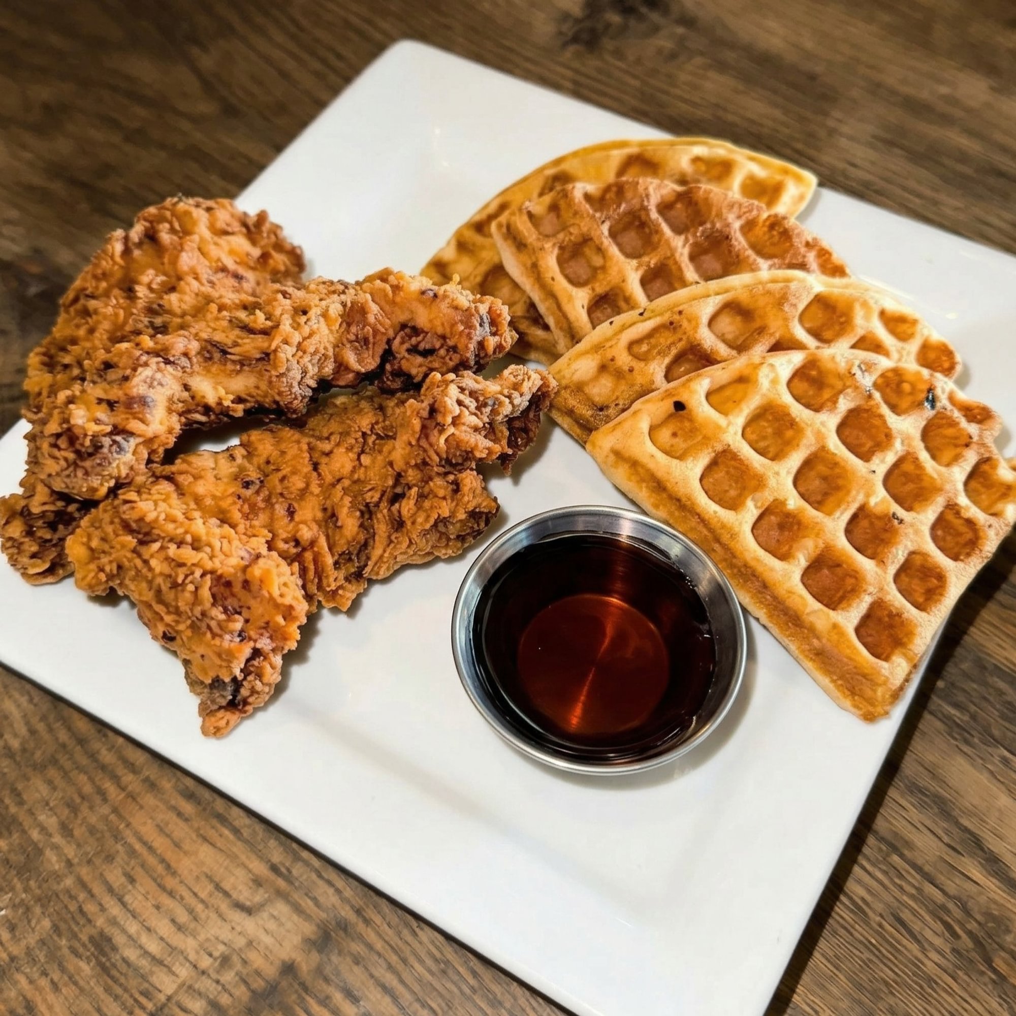 Chicken & Waffle Plate