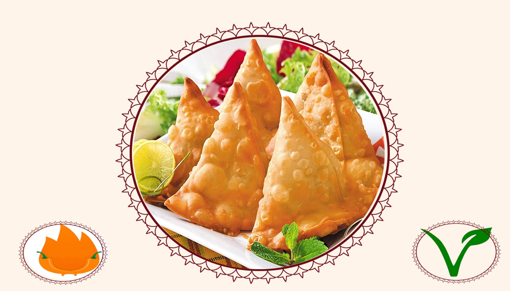 Samosa Veg. 1pcs