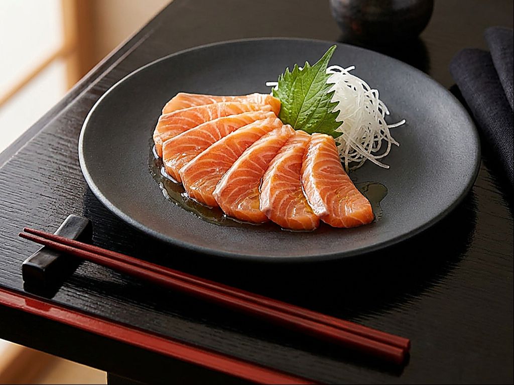 Salmon Sashimi (Sake)