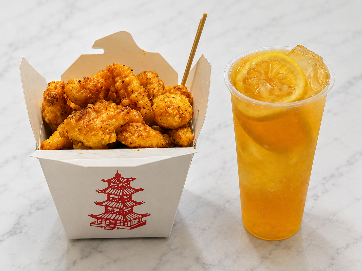 Popcorn Chicken + Drink