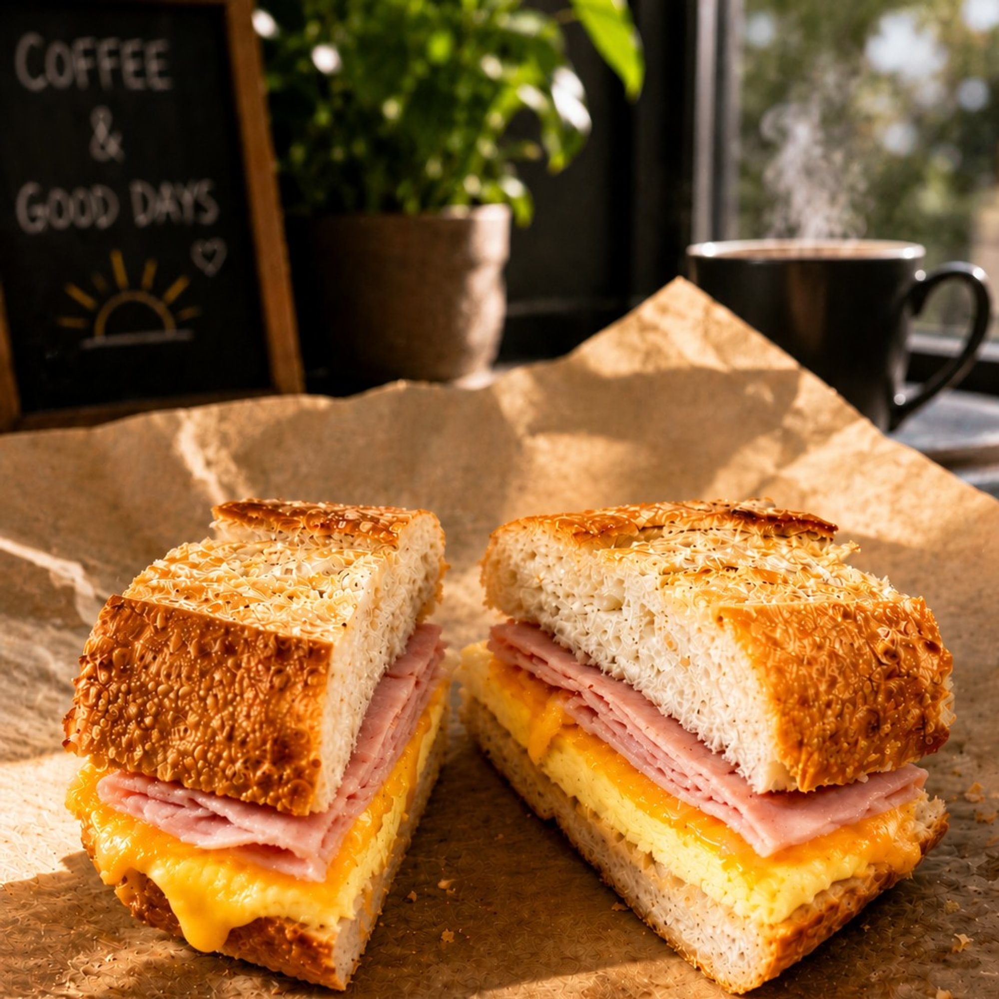 Ham, Egg & Cheddar
