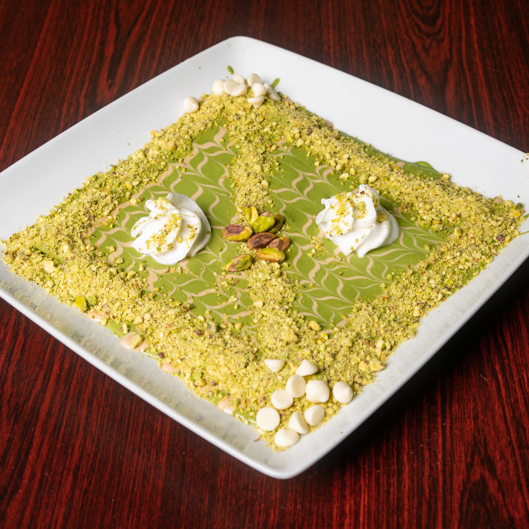 Crepe pistachio