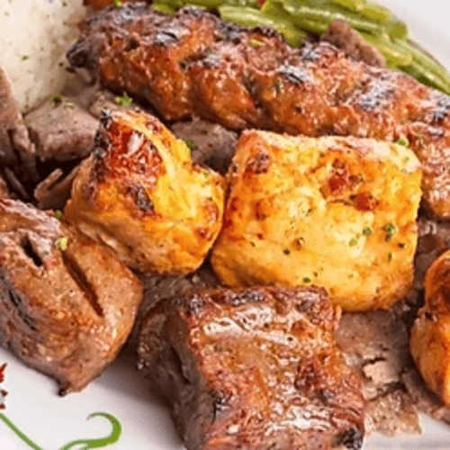 Combo Kabab Plate 2 Skewers