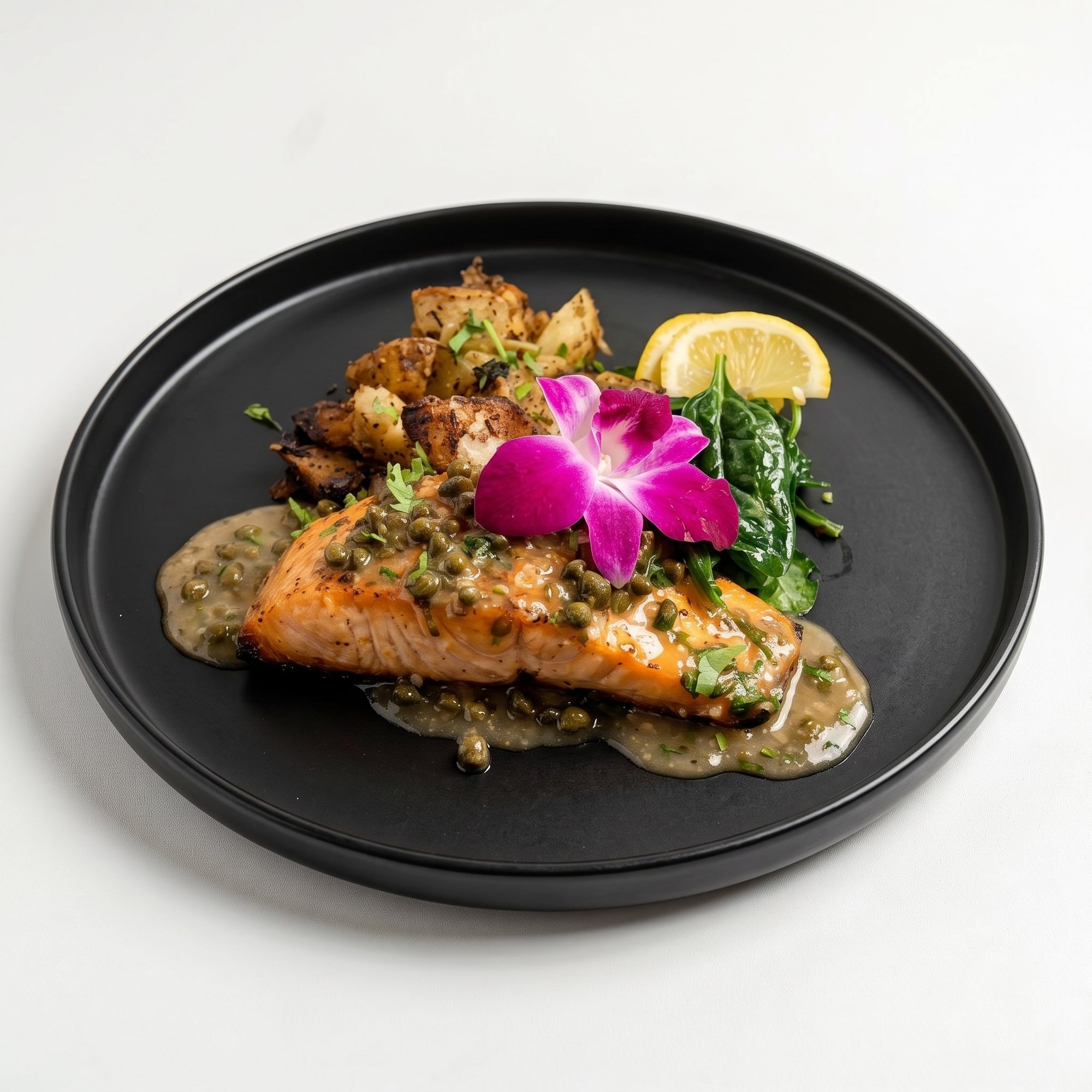 Salmon Piccata