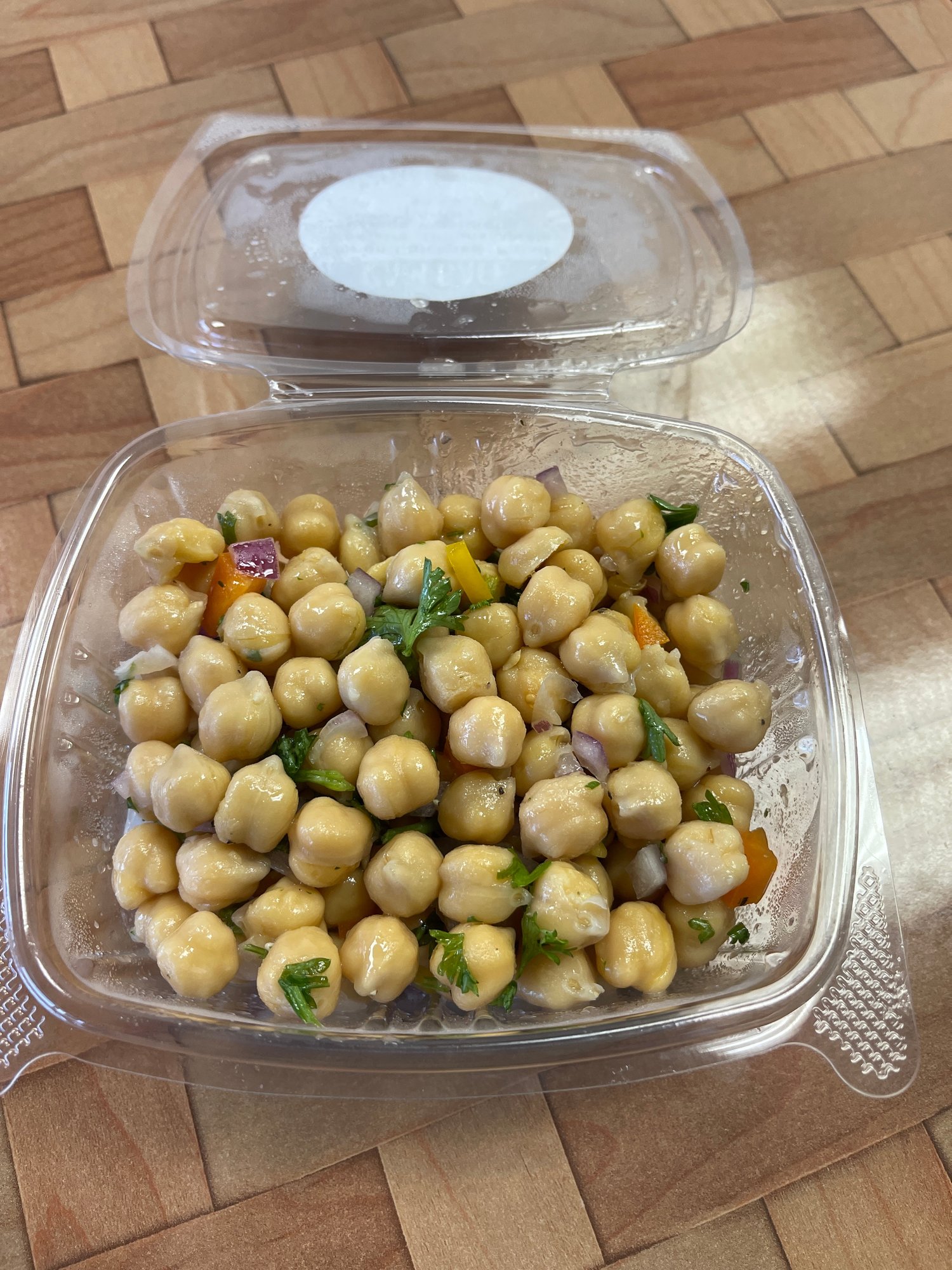 Lemon Chickpea Side Salad