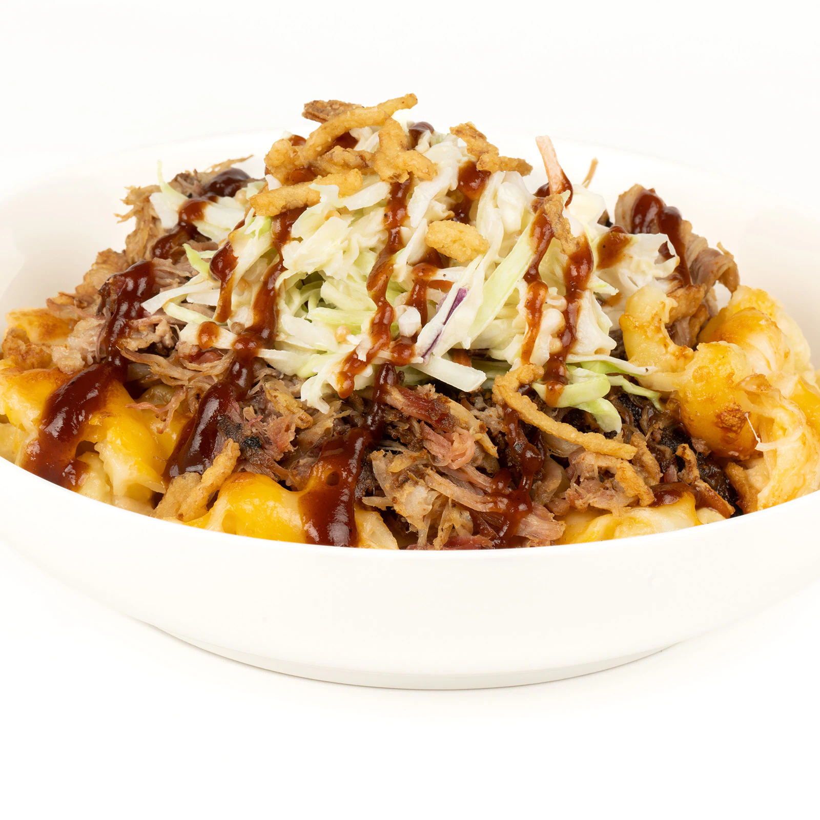 Baked Macaroni & Cheese with Pulled Pork