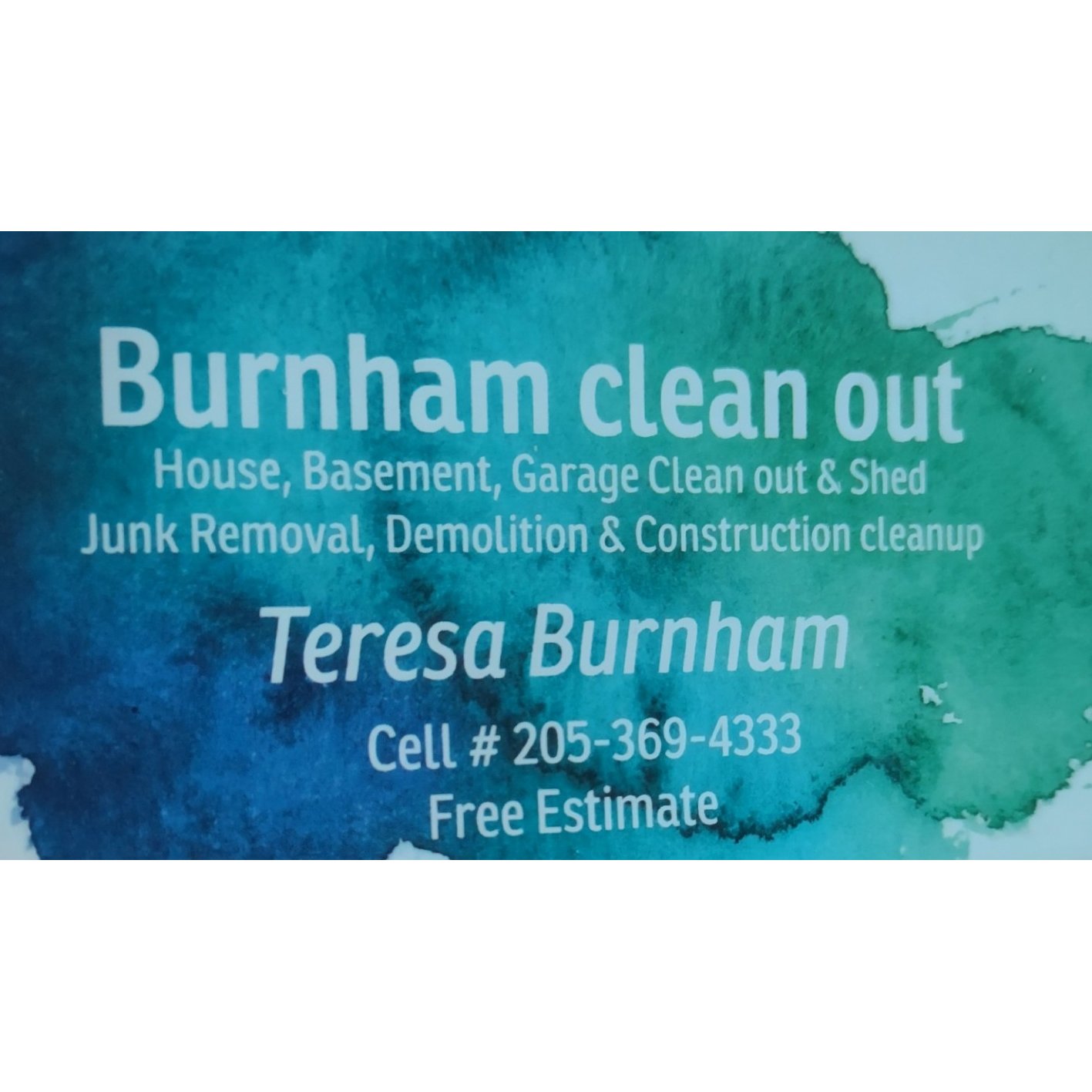 Burnham Clean out Logo