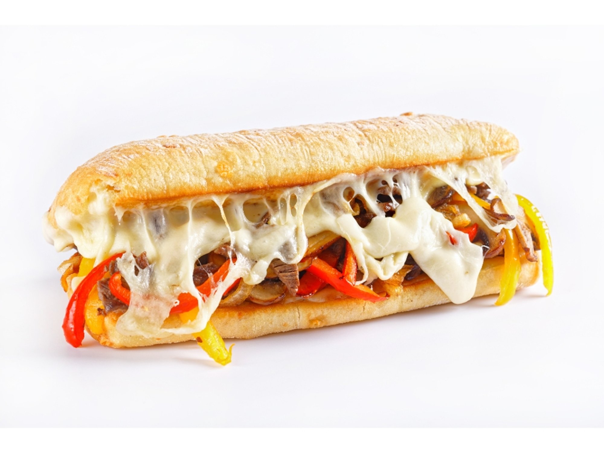 Chicken Philly Cheesesteak Sandwich