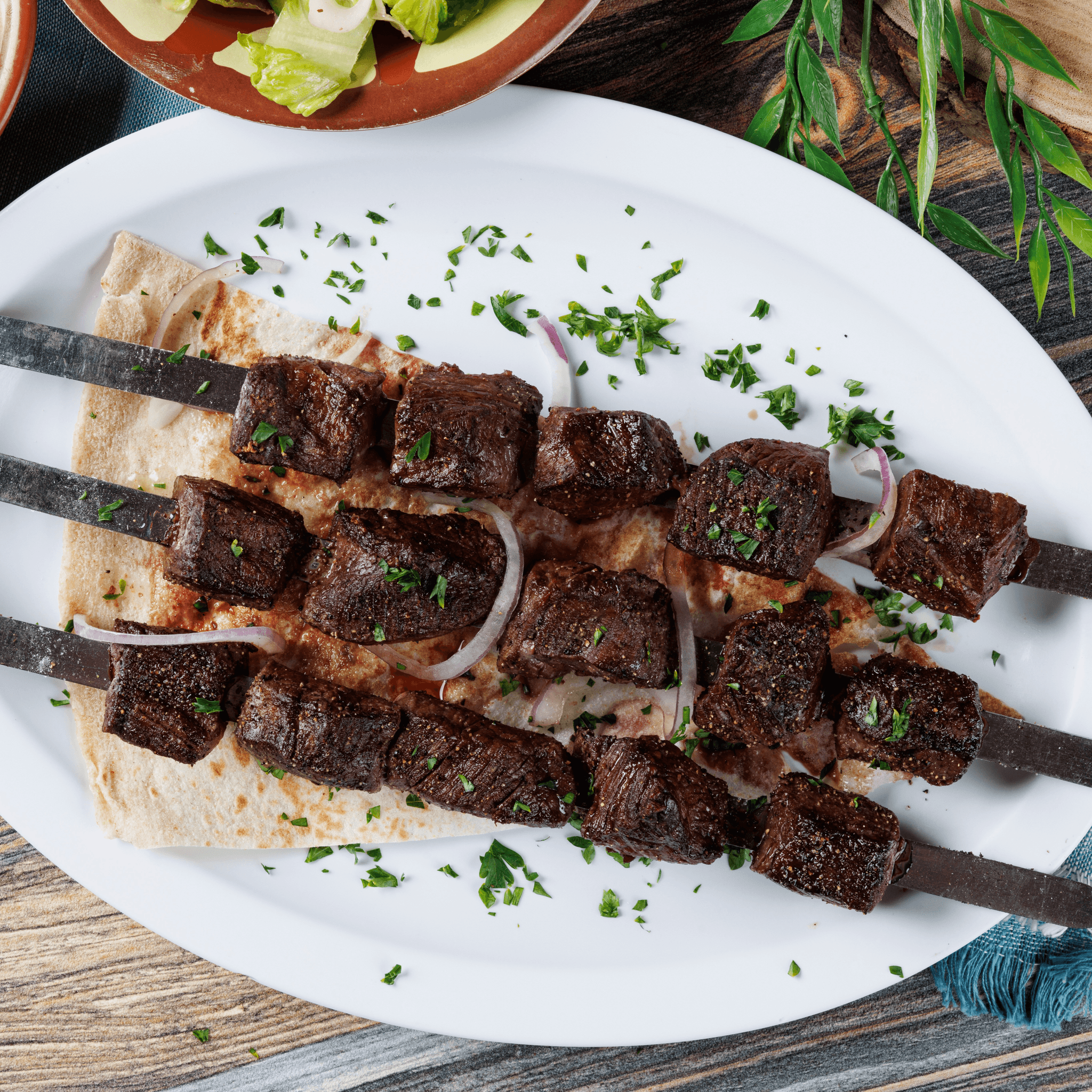 3 Meat Skewers