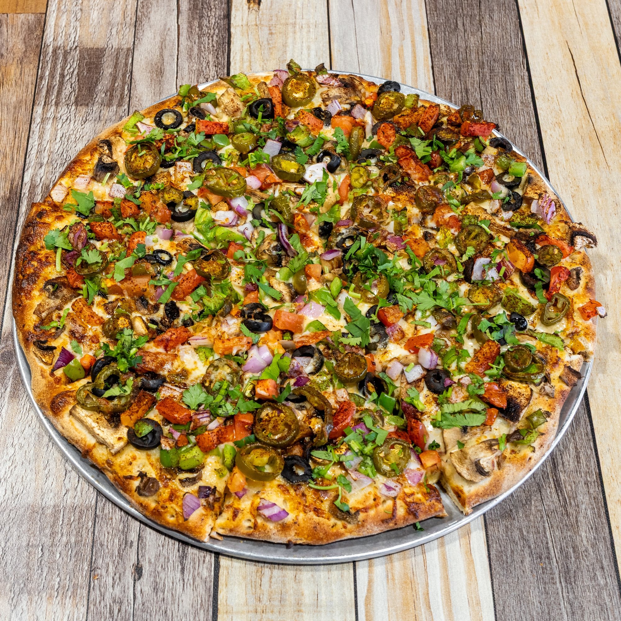 Chipotle Veggie Pizza