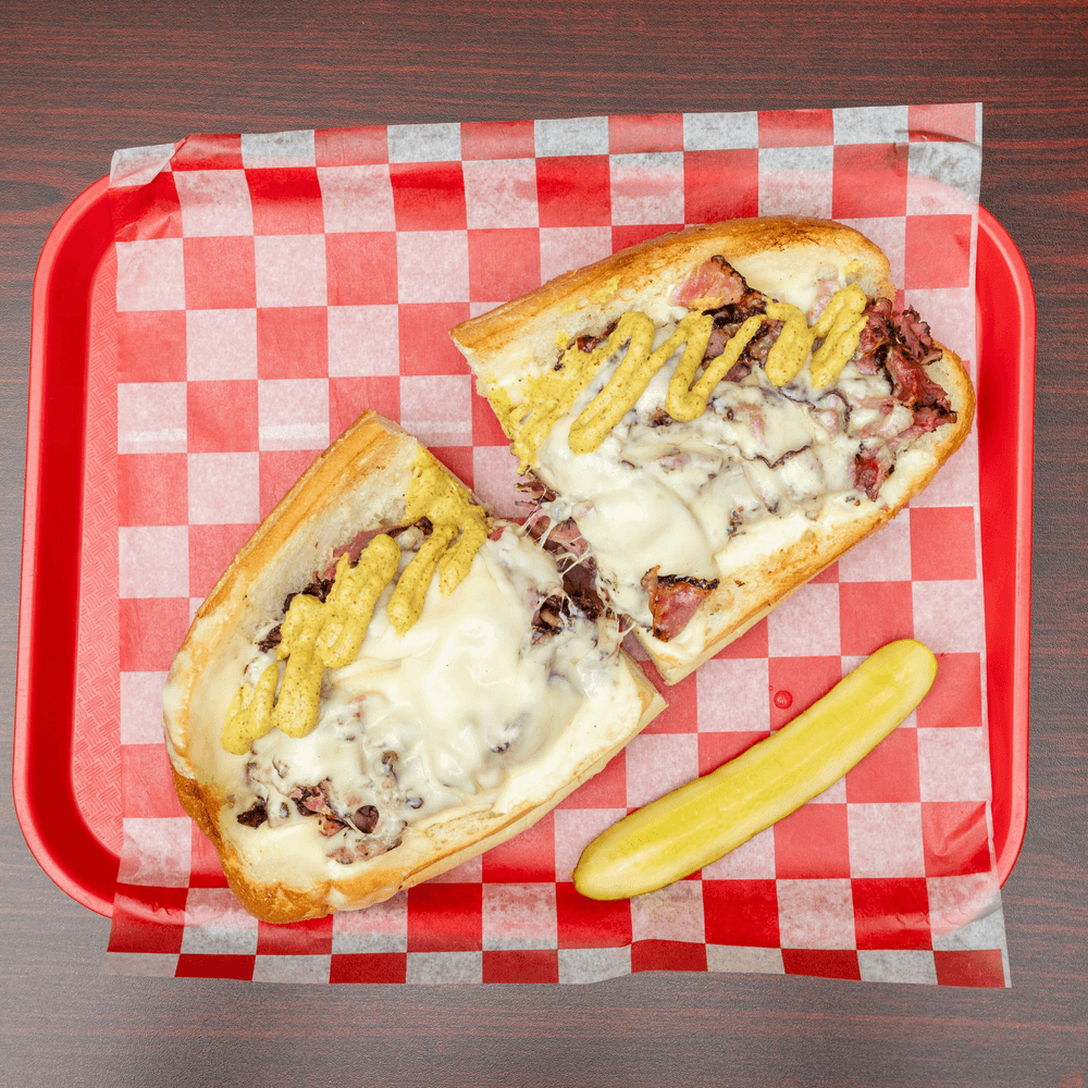 Hot Pastrami Sandwich